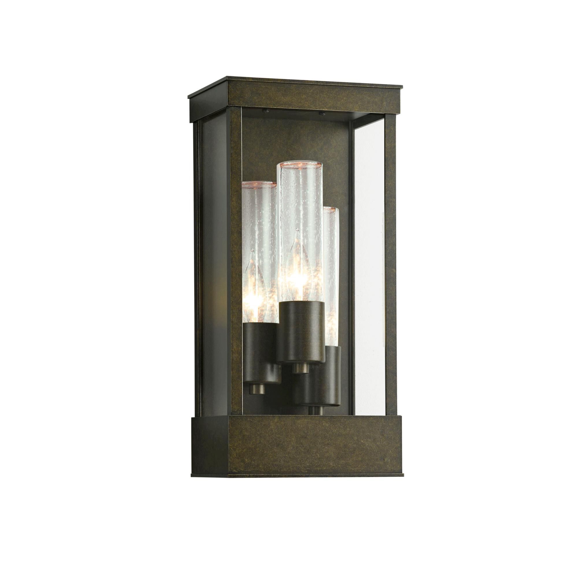 Portico 17 Inch Tall 3 Light Outdoor Wall Light by Hubbardton Forge