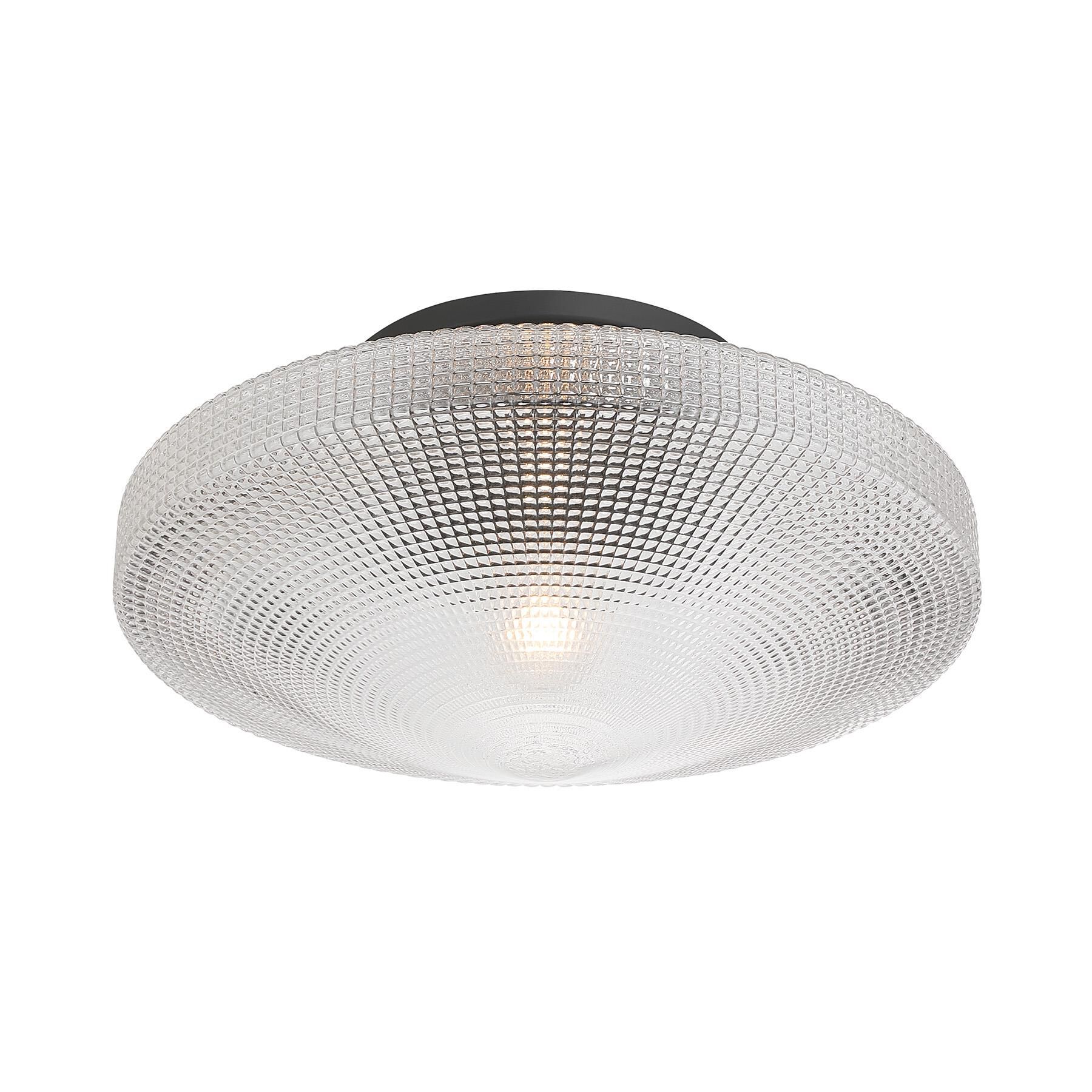 Shown in Matte Black finish and Clear Textured Matrix glass