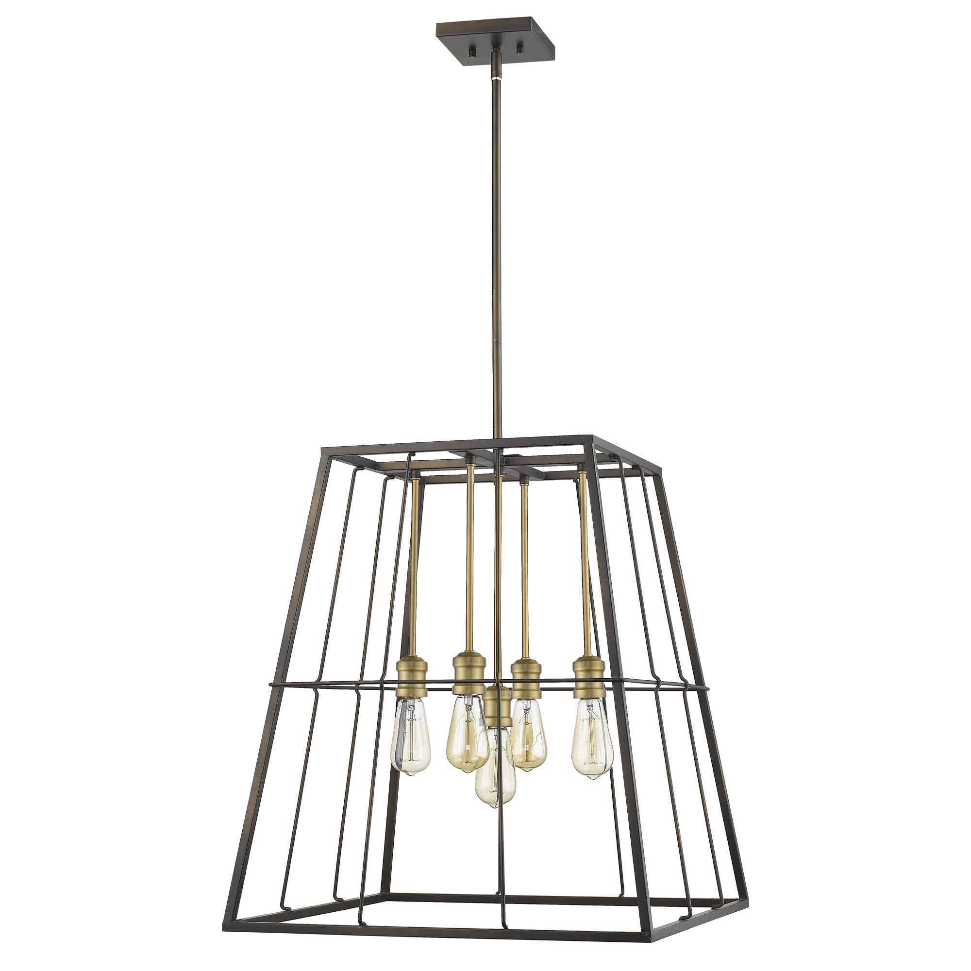 Shown in Oil-Rubbed Bronze finish and -- glass and -- shade
