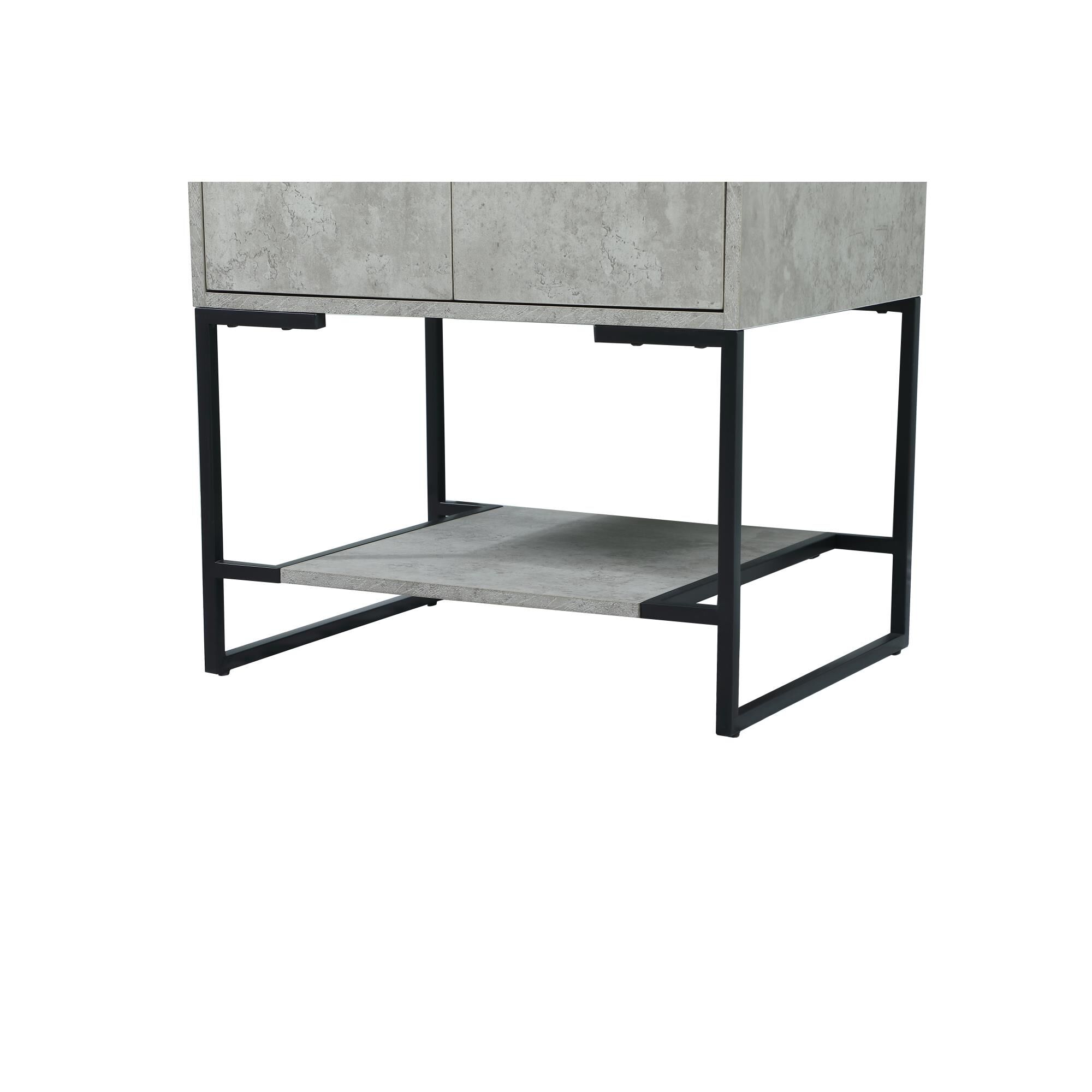 Shown in Concrete Grey finish