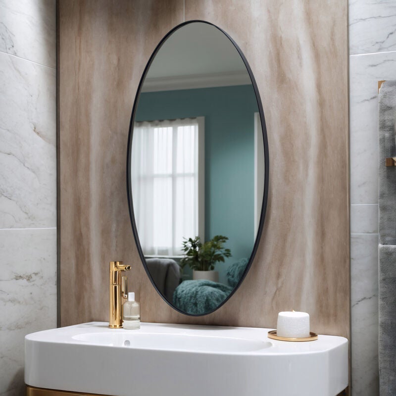 Tablet 30 Inch Decorative Mirror by Varaluz
