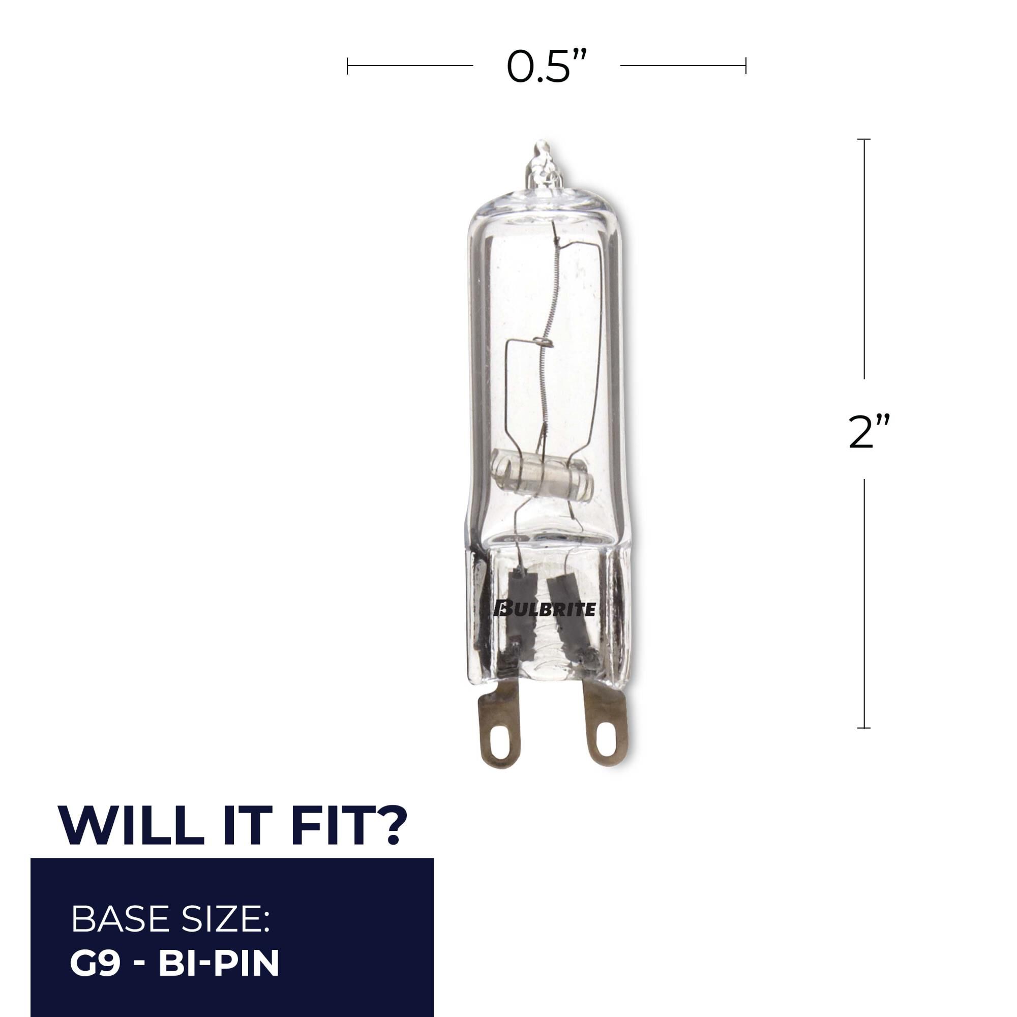 40 Watt 2900K T4 Halogen Light Bulb,