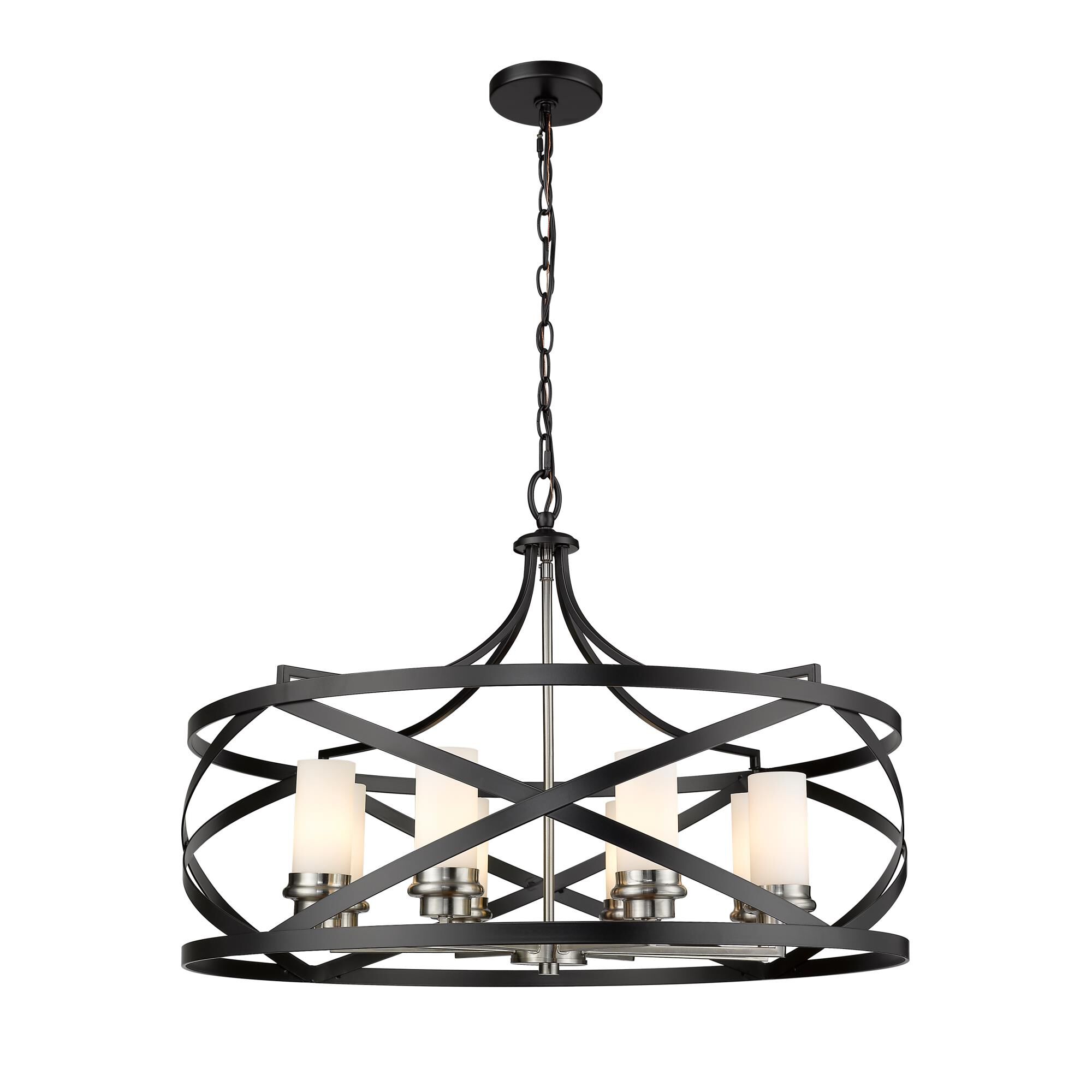 Malcalester 30 Inch 8 Light Chandelier by Z-Lite