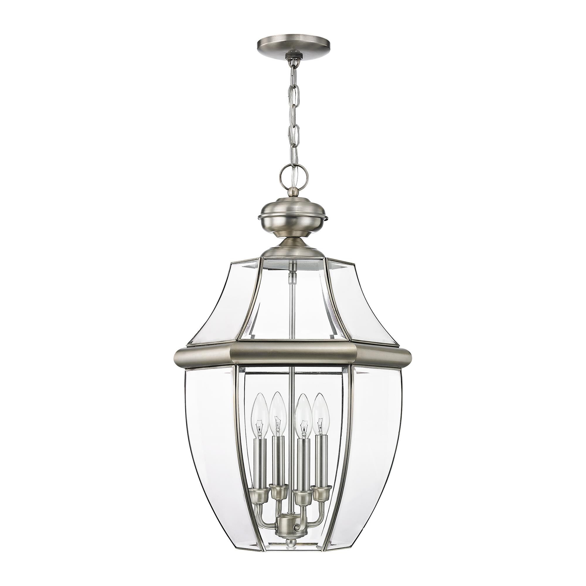 Monterey 25 Inch Tall 4 Light Outdoor Hanging Lantern by Livex Lighting
