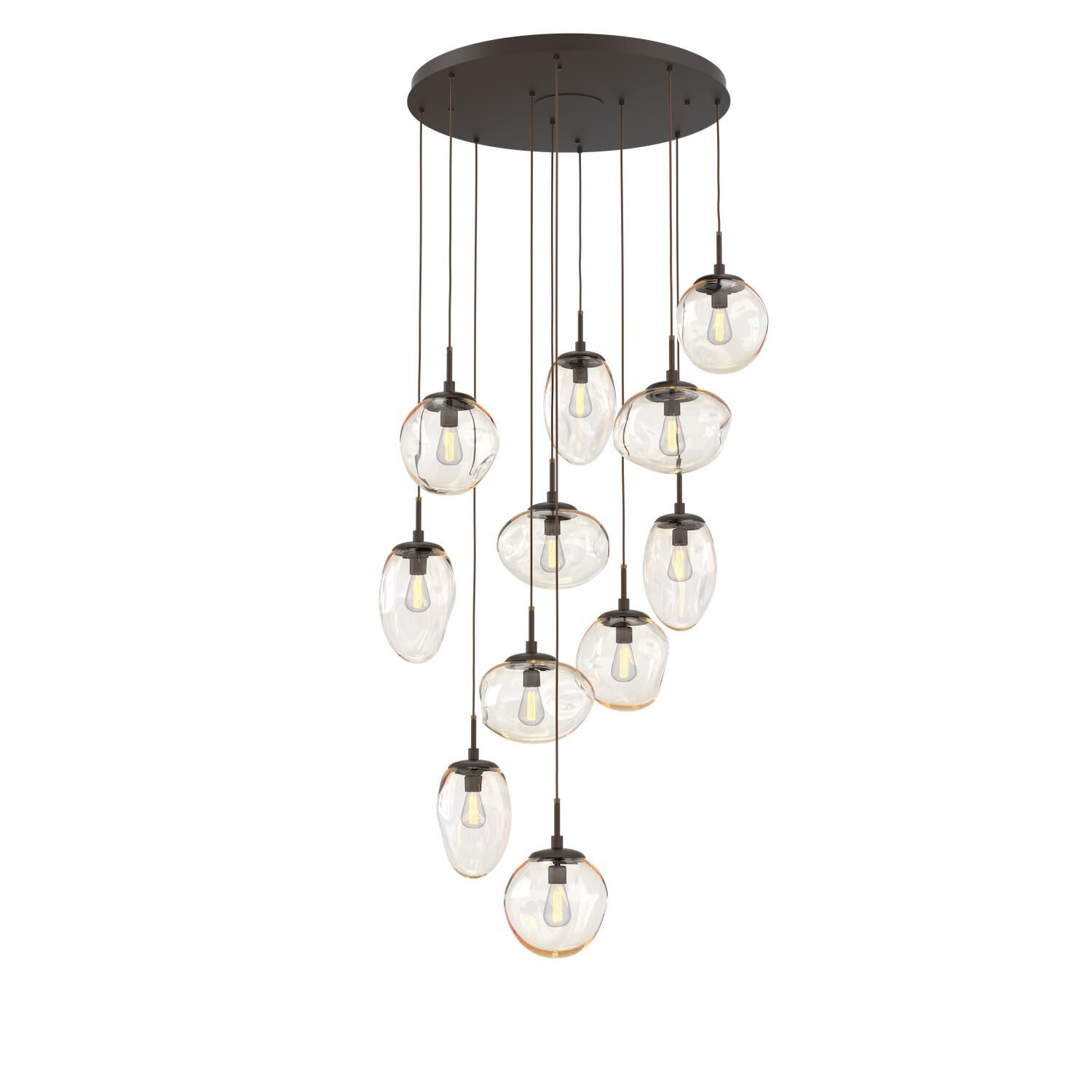 Levi Wilson Nebula 37 Inch 11 Light Multi Light Pendant by Hammerton Studio