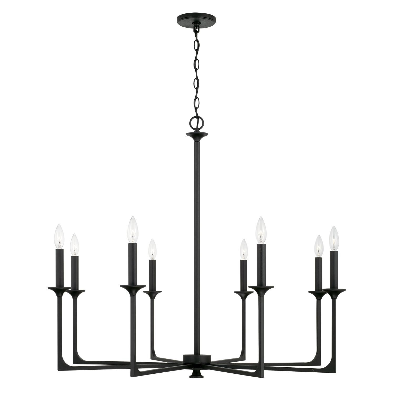 Clint 37 Inch 8 Light Chandelier by Capital Lighting Fixture Company