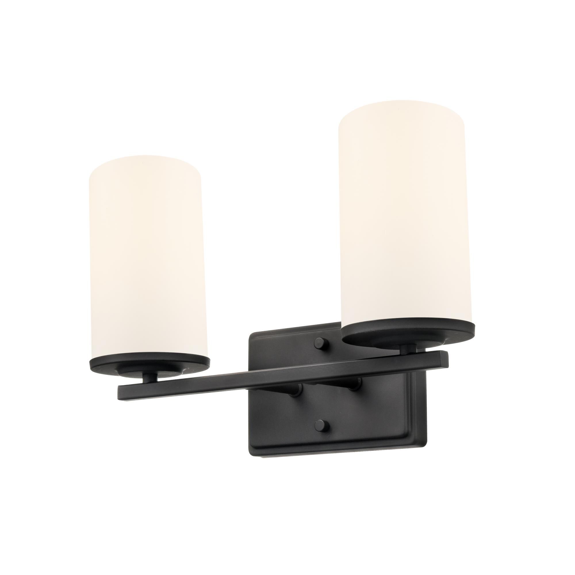 Shown in Matte Black finish and Etched White glass