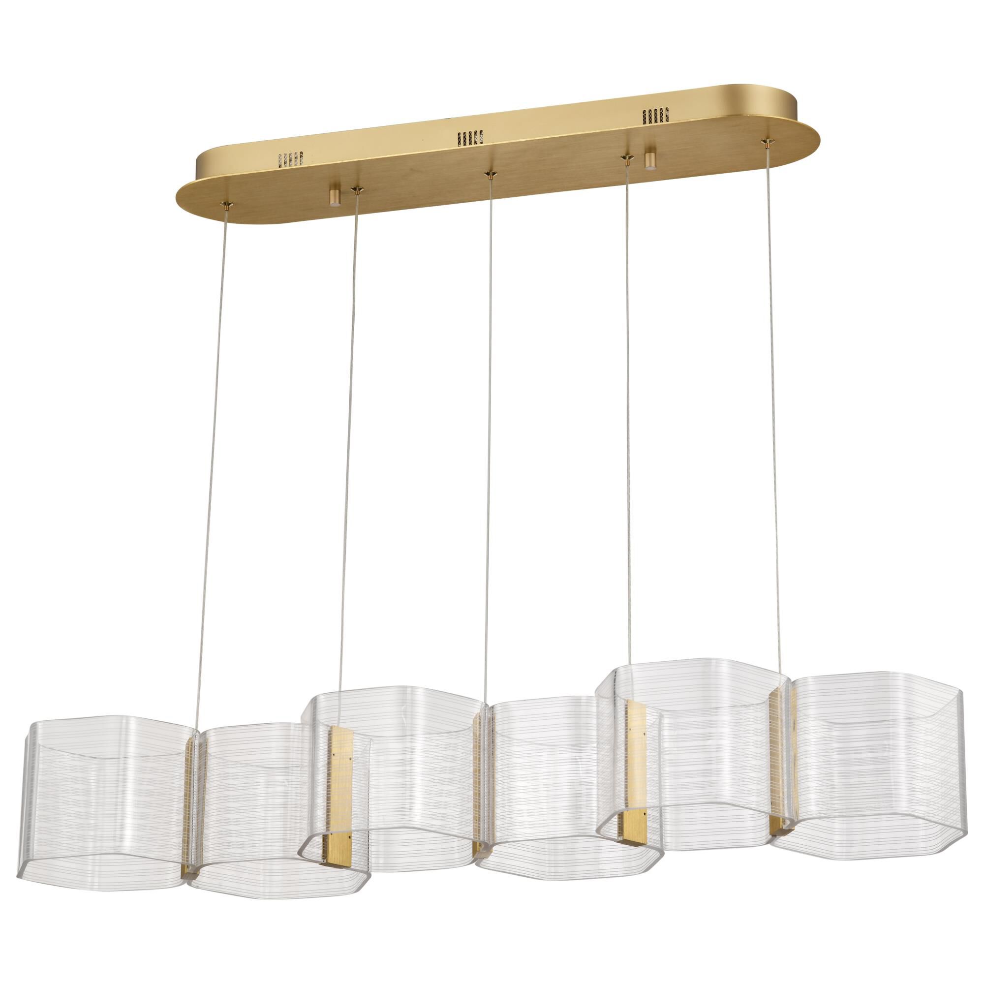 Kenzo 37 Inch Linear Suspension Light by Nuvo Lighting