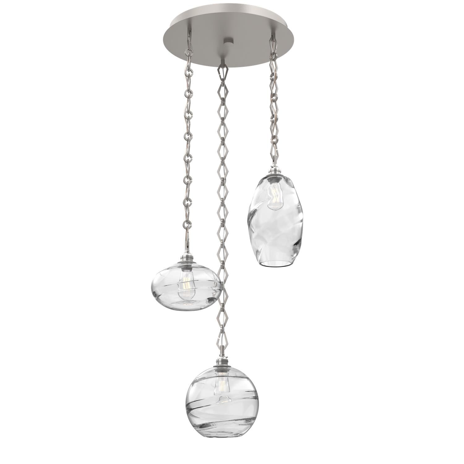 Levi Wilson Misto 21 Inch Multi Light Pendant by Hammerton Studio
