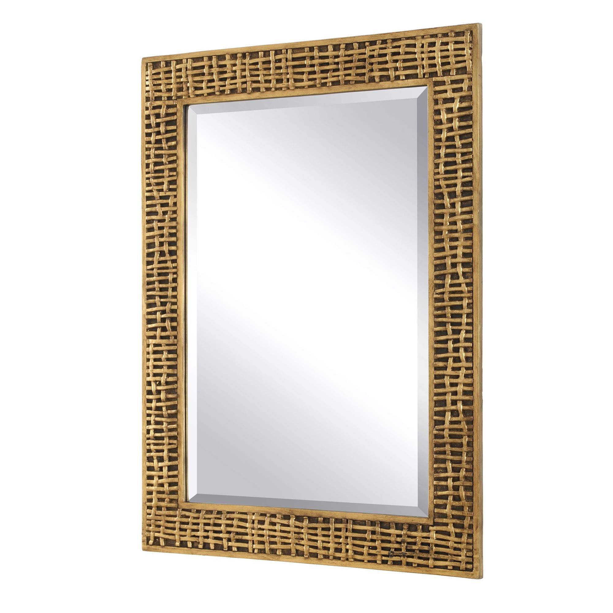 John Kowalski Woven Intime 40 Inch Decorative Mirror by Uttermost