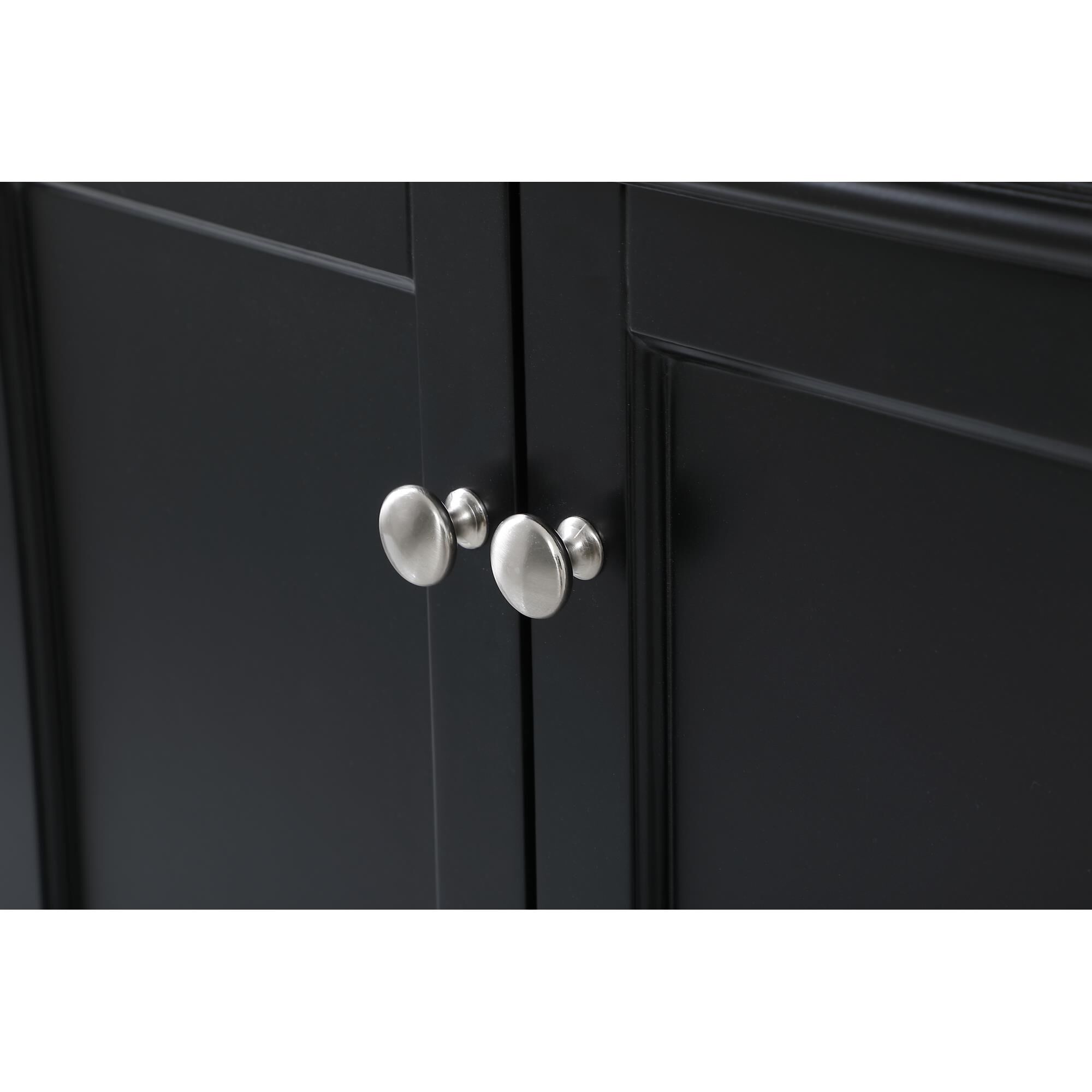 Shown in Black finish