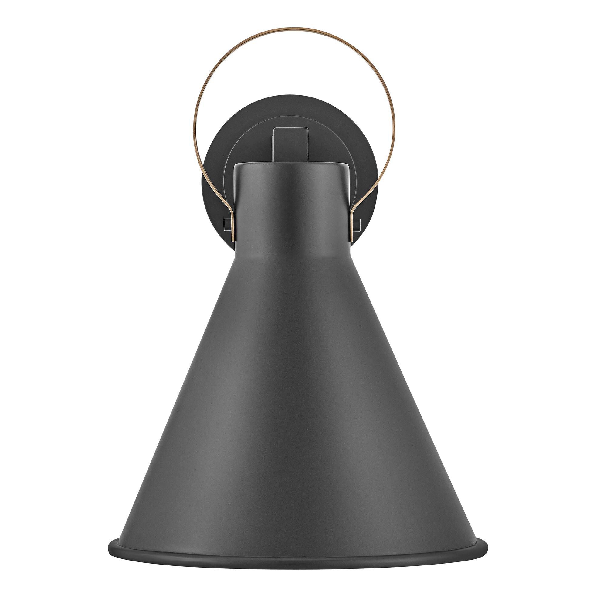 Shown in Museum Black finish and Brass accent