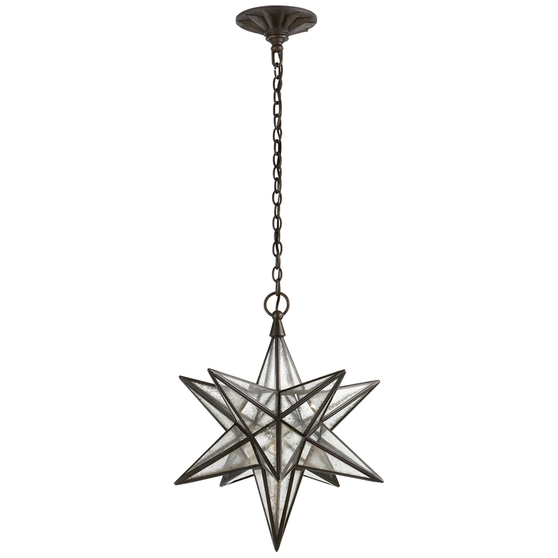 Visual Comfort Signature Collection Chapman & Myers Moravian Star 18 Inch Large Pendant