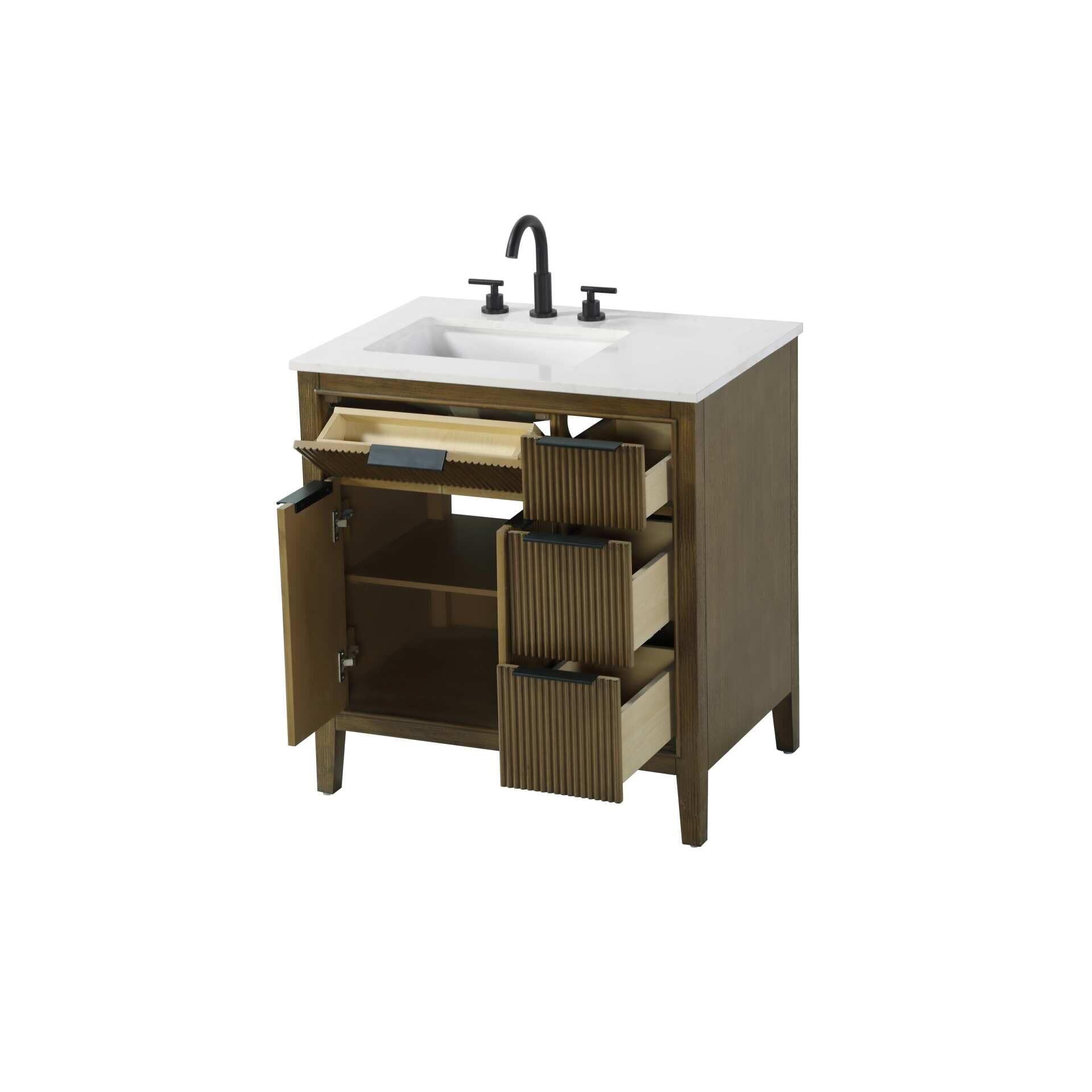 Langston 32 Inch Bath Vanity by Elegant Decor