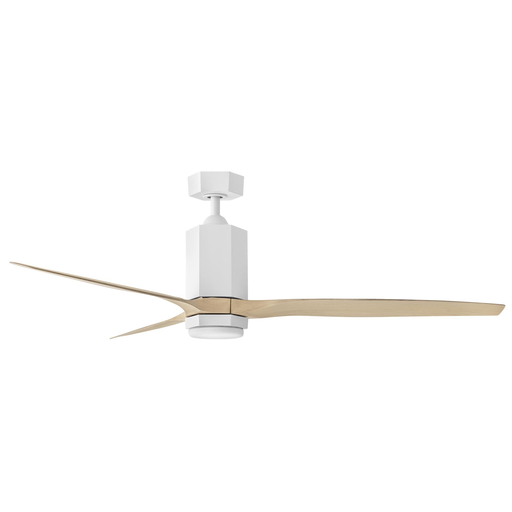 Facet 60 Inch Ceiling Fan with Light Kit,