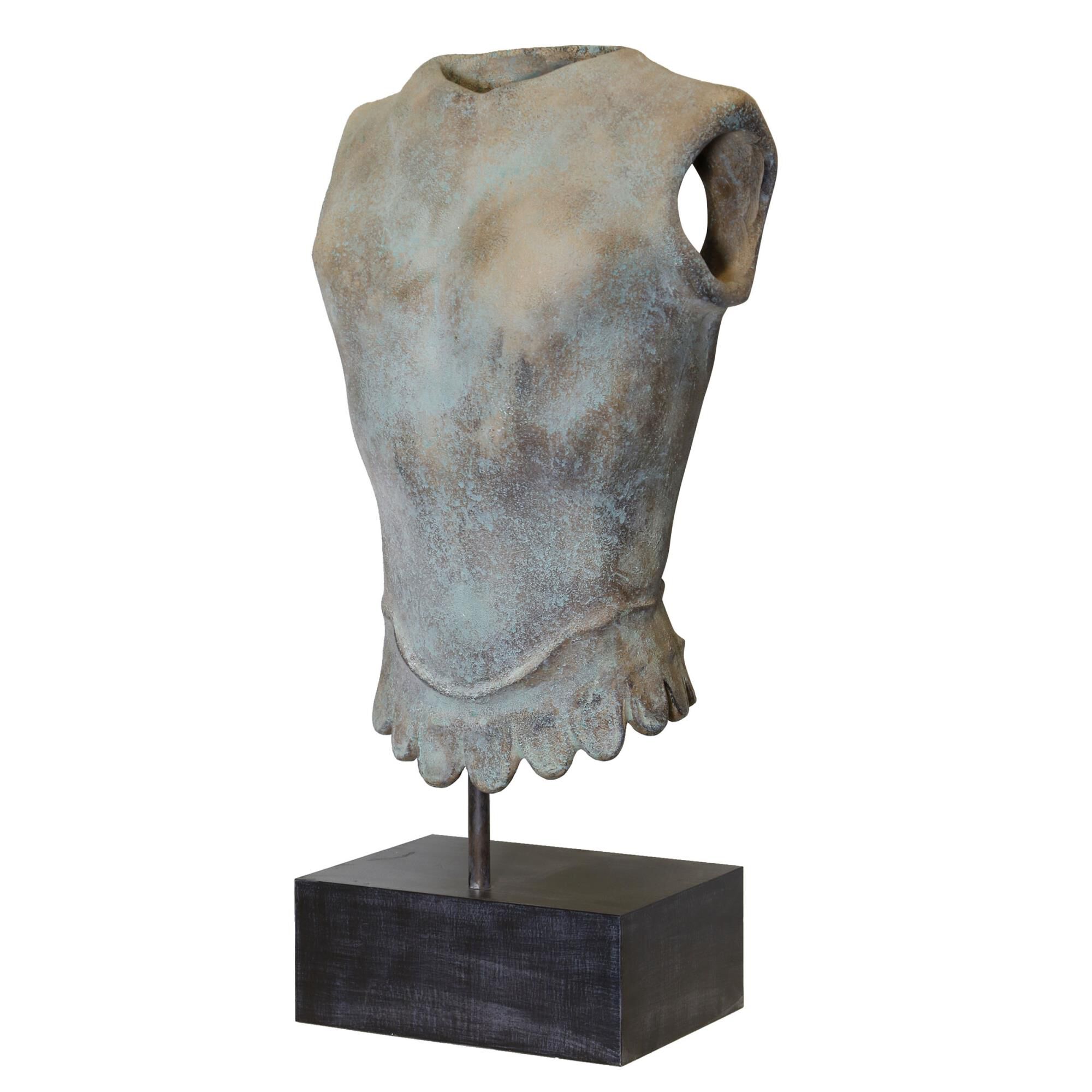 Brutus Bust 34 Inch  Sculpture by Harp and Finial