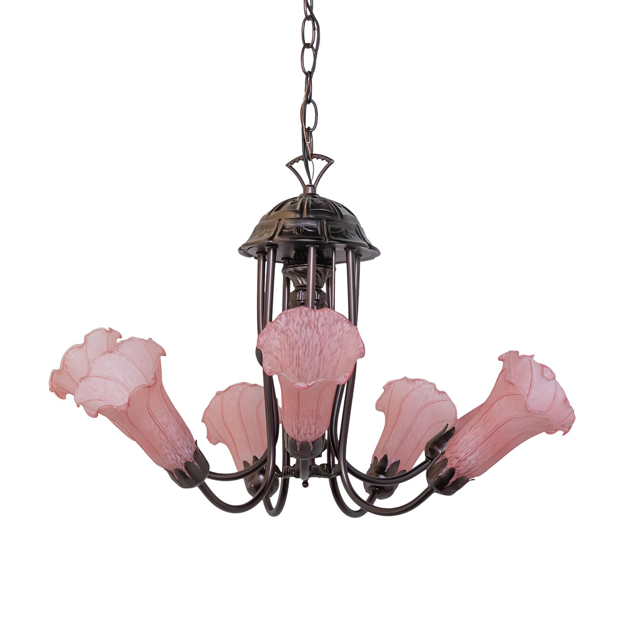 Pond Lily 24 Inch 7 Light Chandelier by Meyda Lighting
