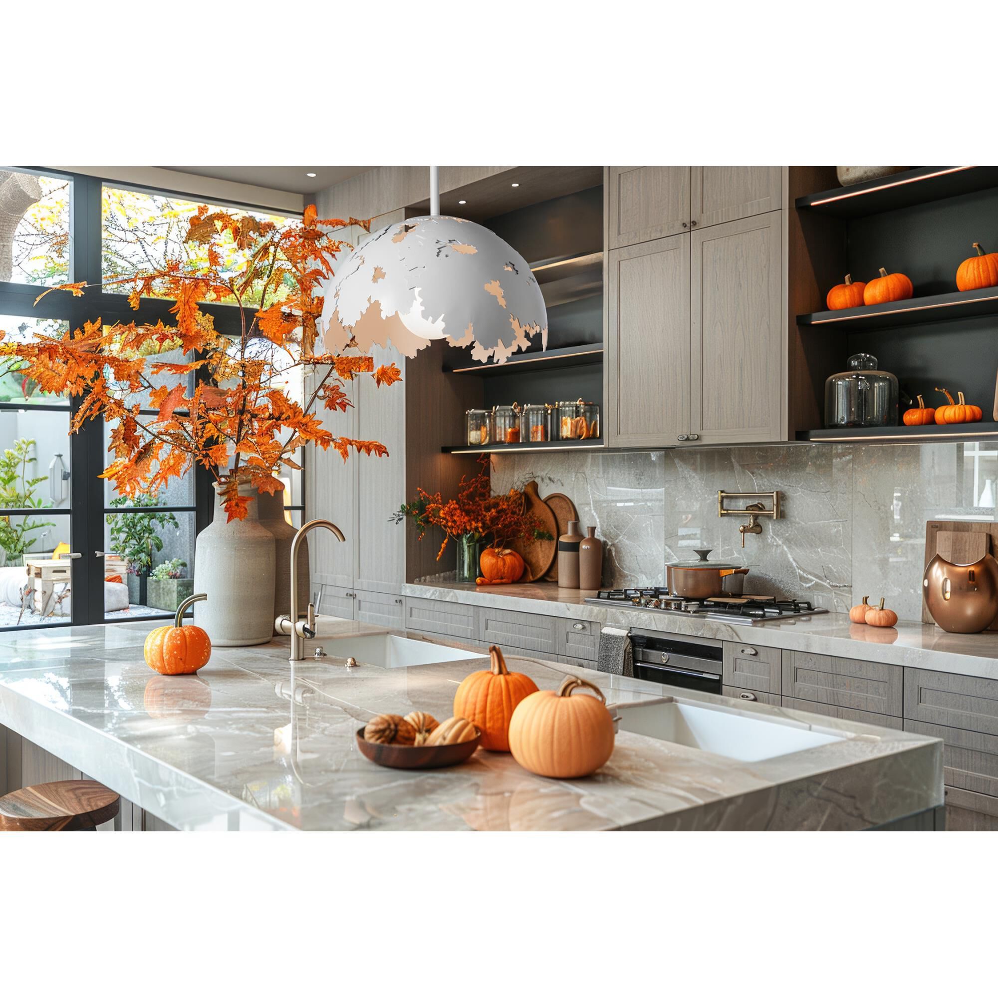 Pangea 15 Inch Large Pendant by Hubbardton Forge