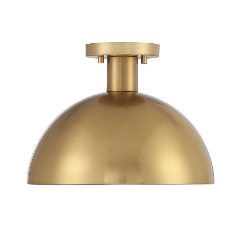 12 Inch 1 Light LED Semi Flush Mount by Meridian Lighting