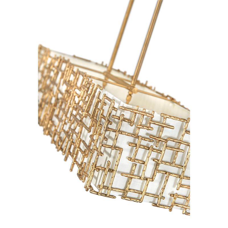 Farrah Medium Linear Chandelier by Fredrick Ramond