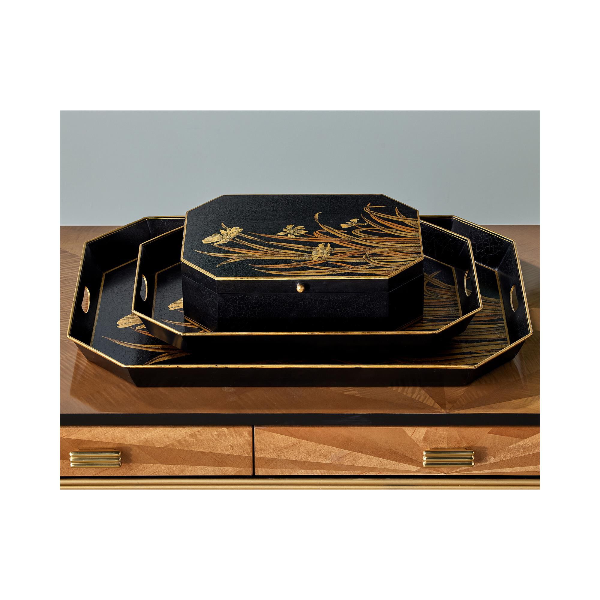 Glasshouse Tole Accent Box,