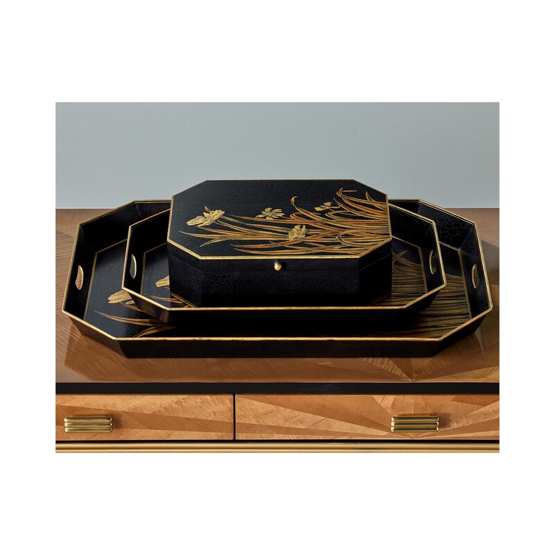 Glasshouse Tole Accent Box by Currey & Company