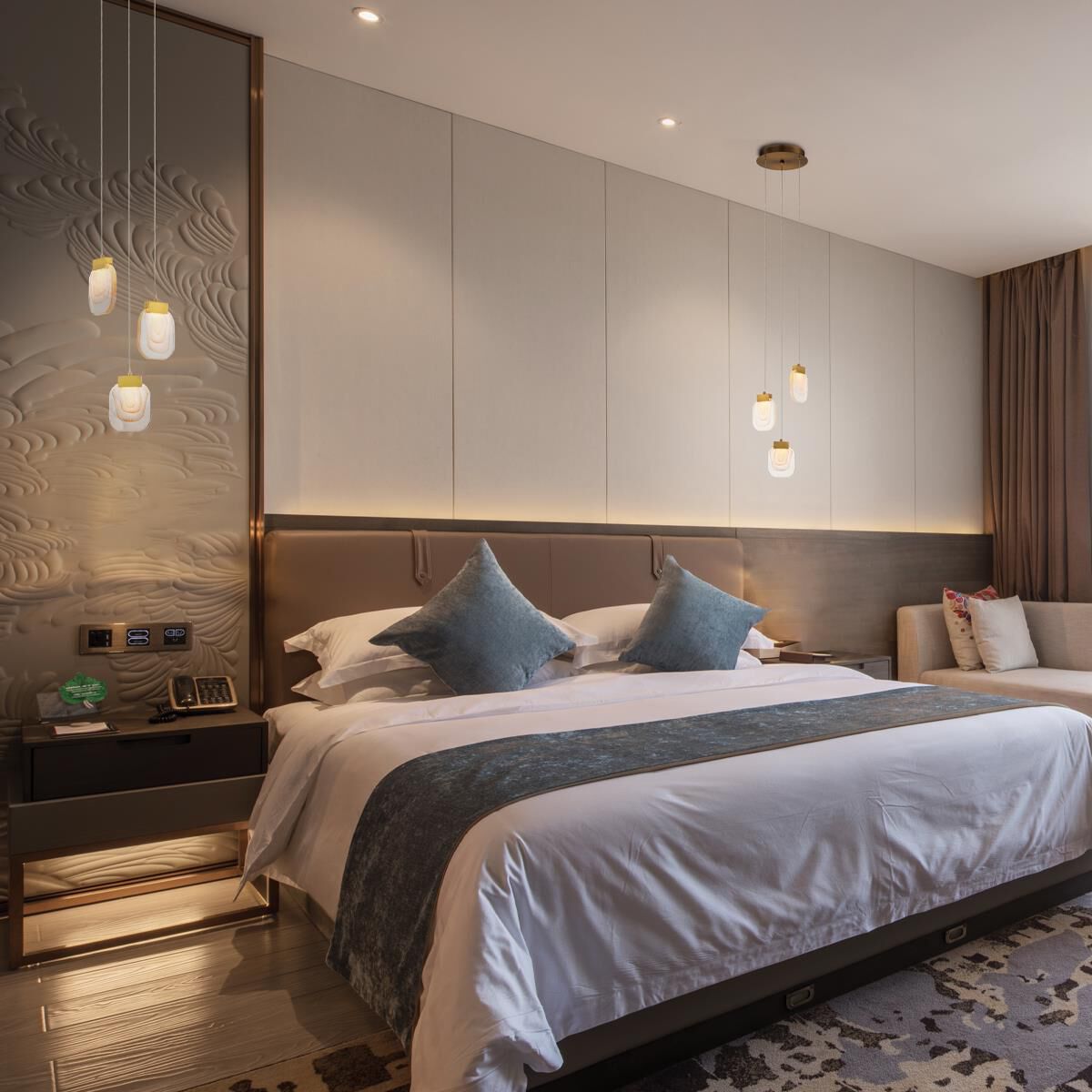 Paget 3 Light LED Chandelier by Eurofase Lighting