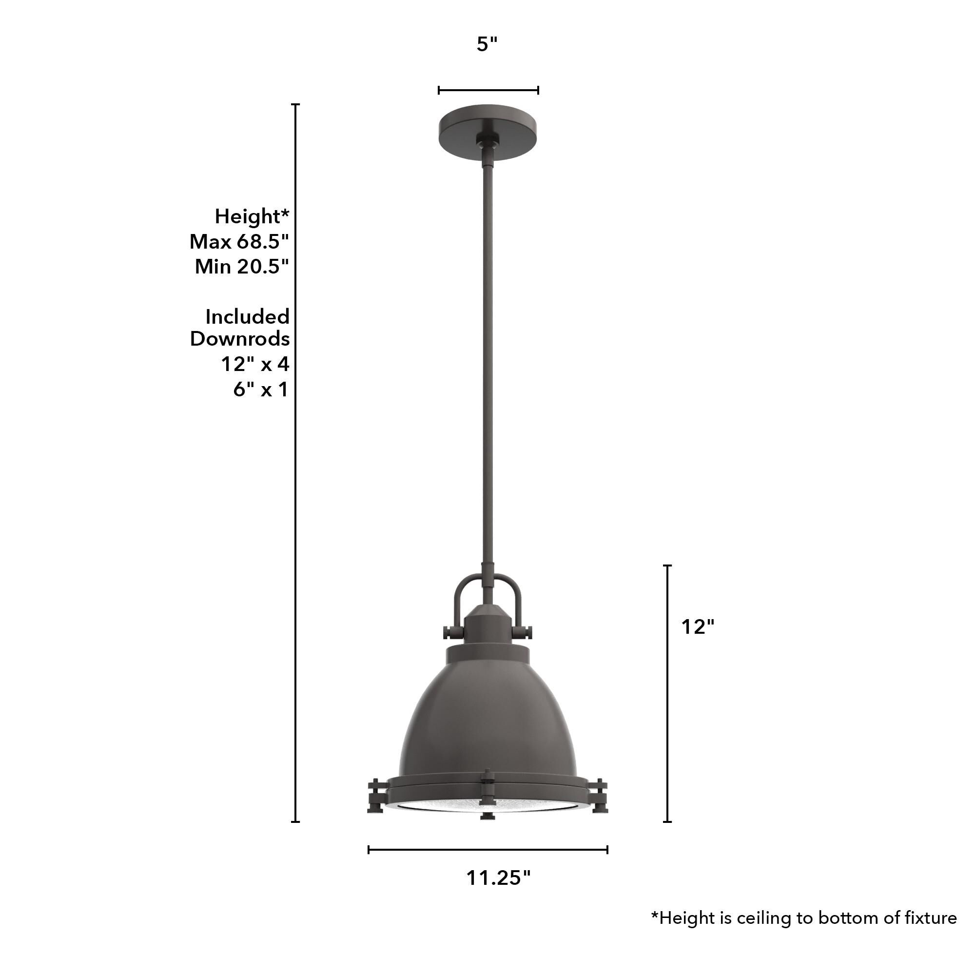 Shown in Noble Bronze finish and Clear Holophane glass