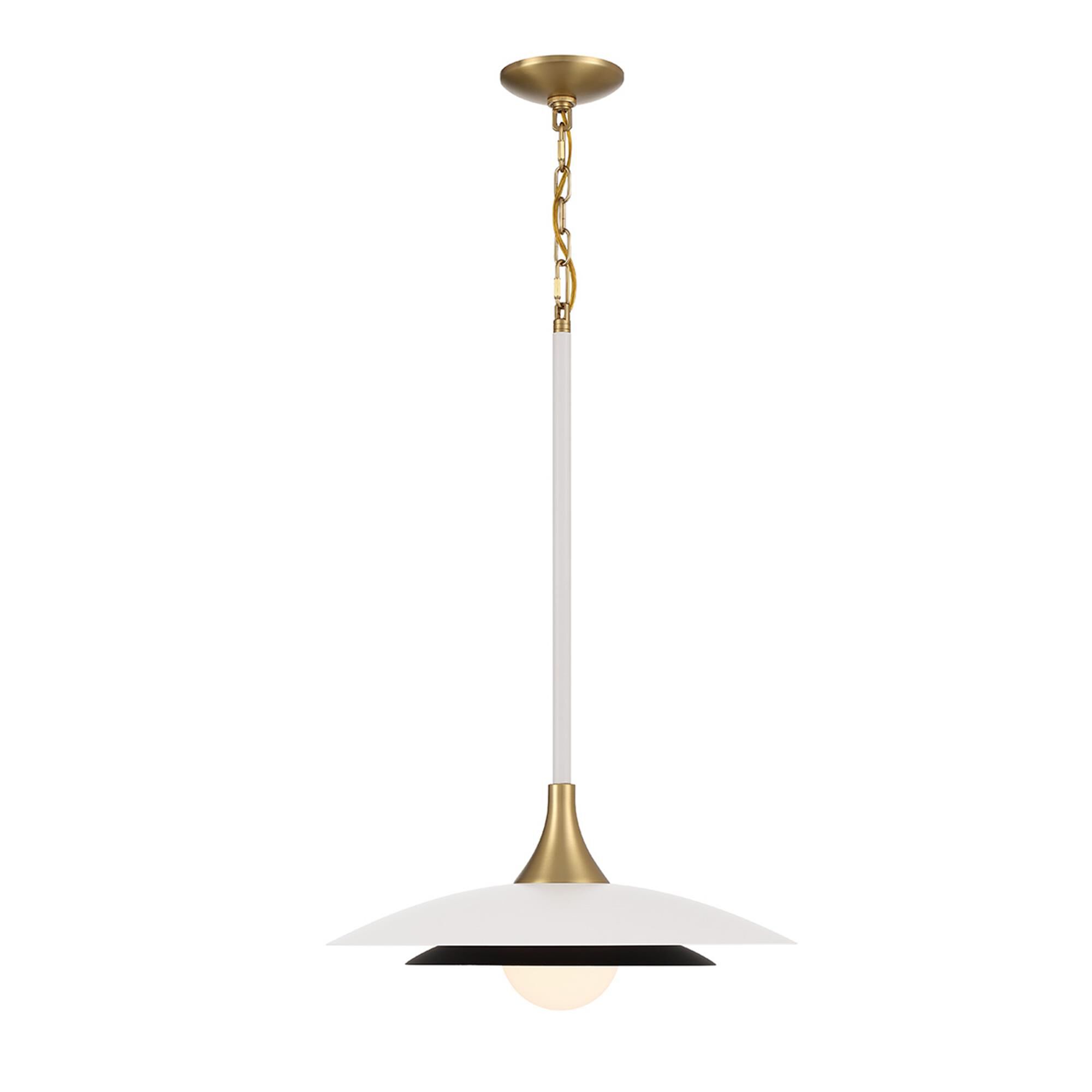 Shown in White and Black finish