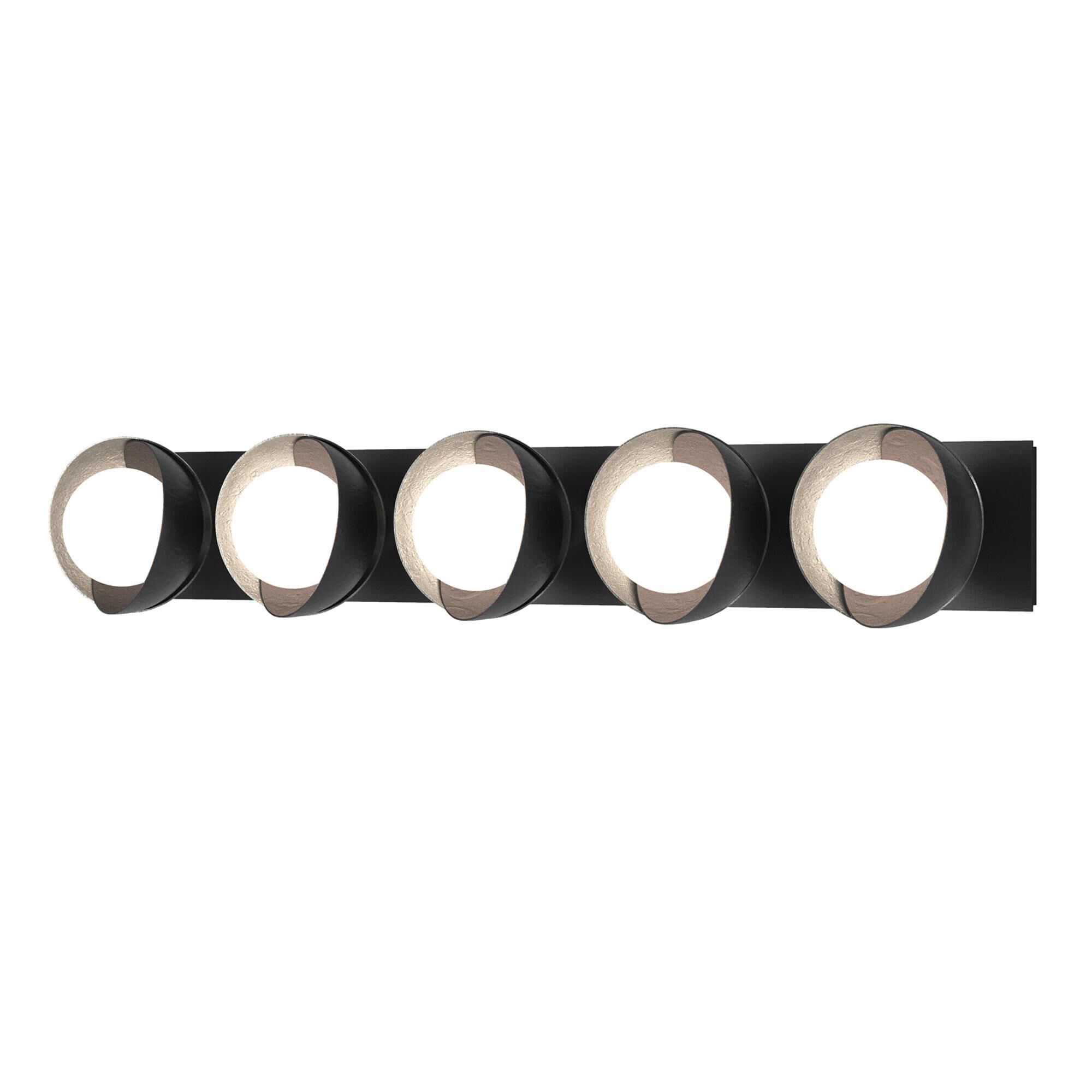 Shown in Black finish and Opal glass and Vintage Platinum (82) accent