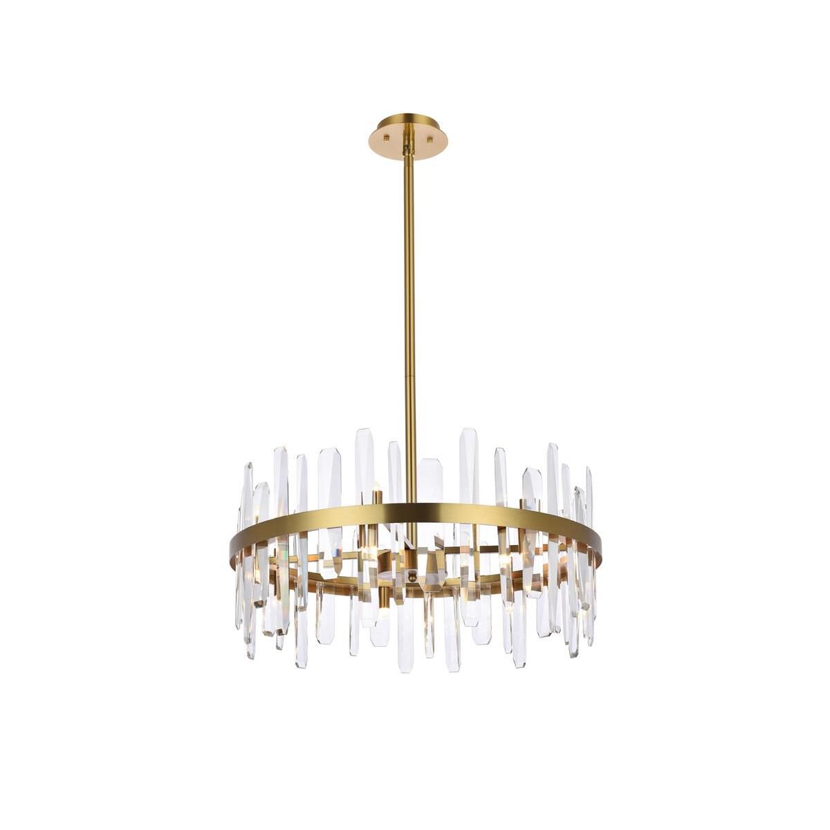Serena 25 Inch Large Pendant by Elegant Lighting