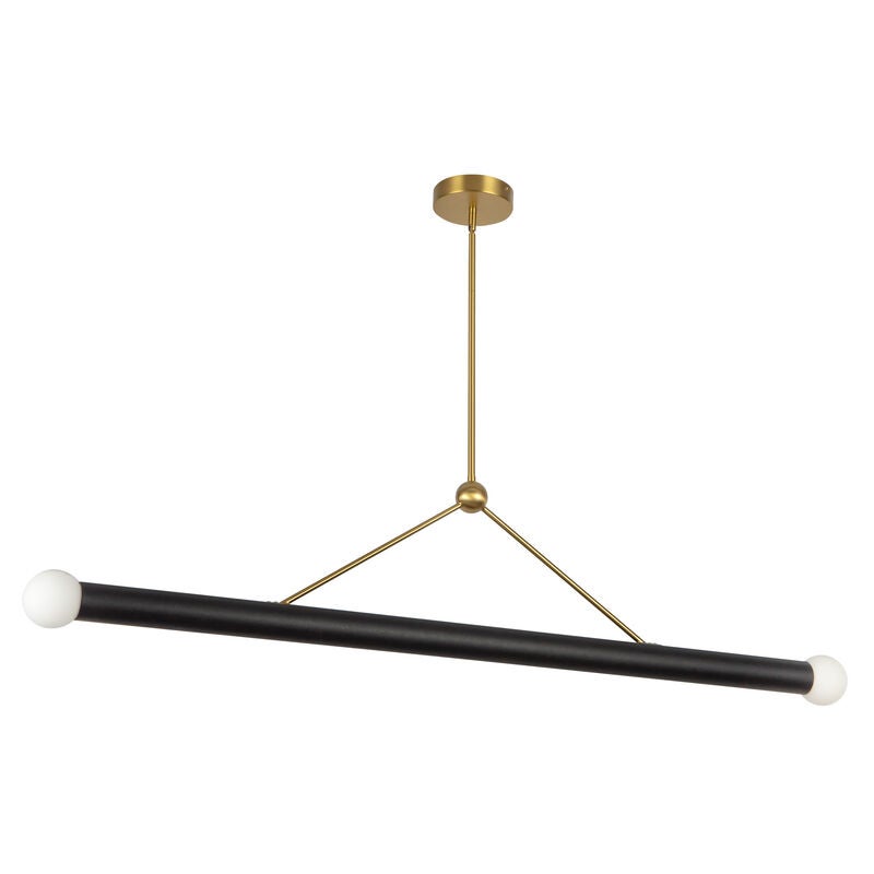 Calla Medium Linear Chandelier by Kuzco