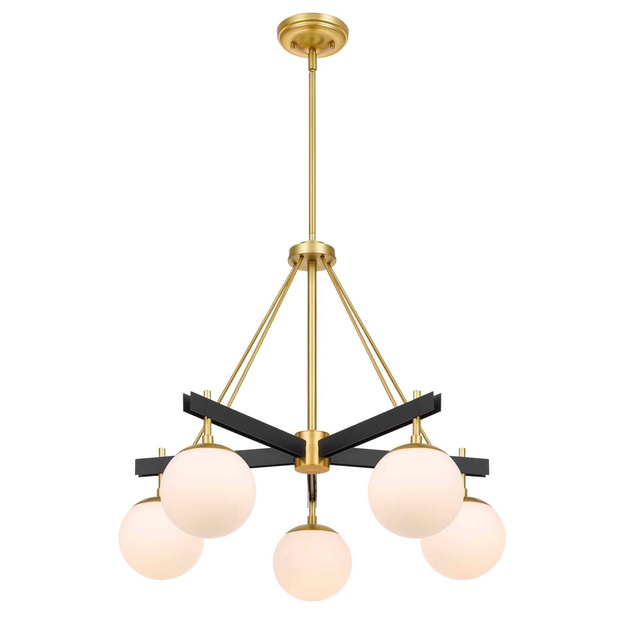 Allie 28 Inch 5 Light Chandelier by Varaluz