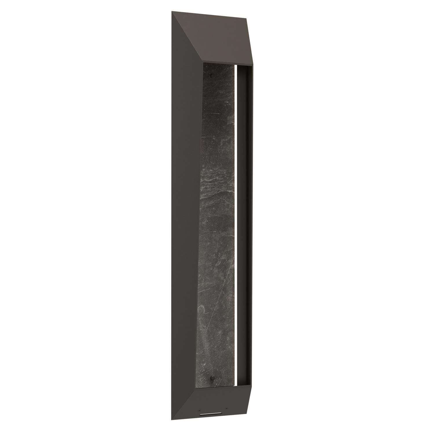 Shown in Statuary Bronze finish and Carbon Slate Motif accent
