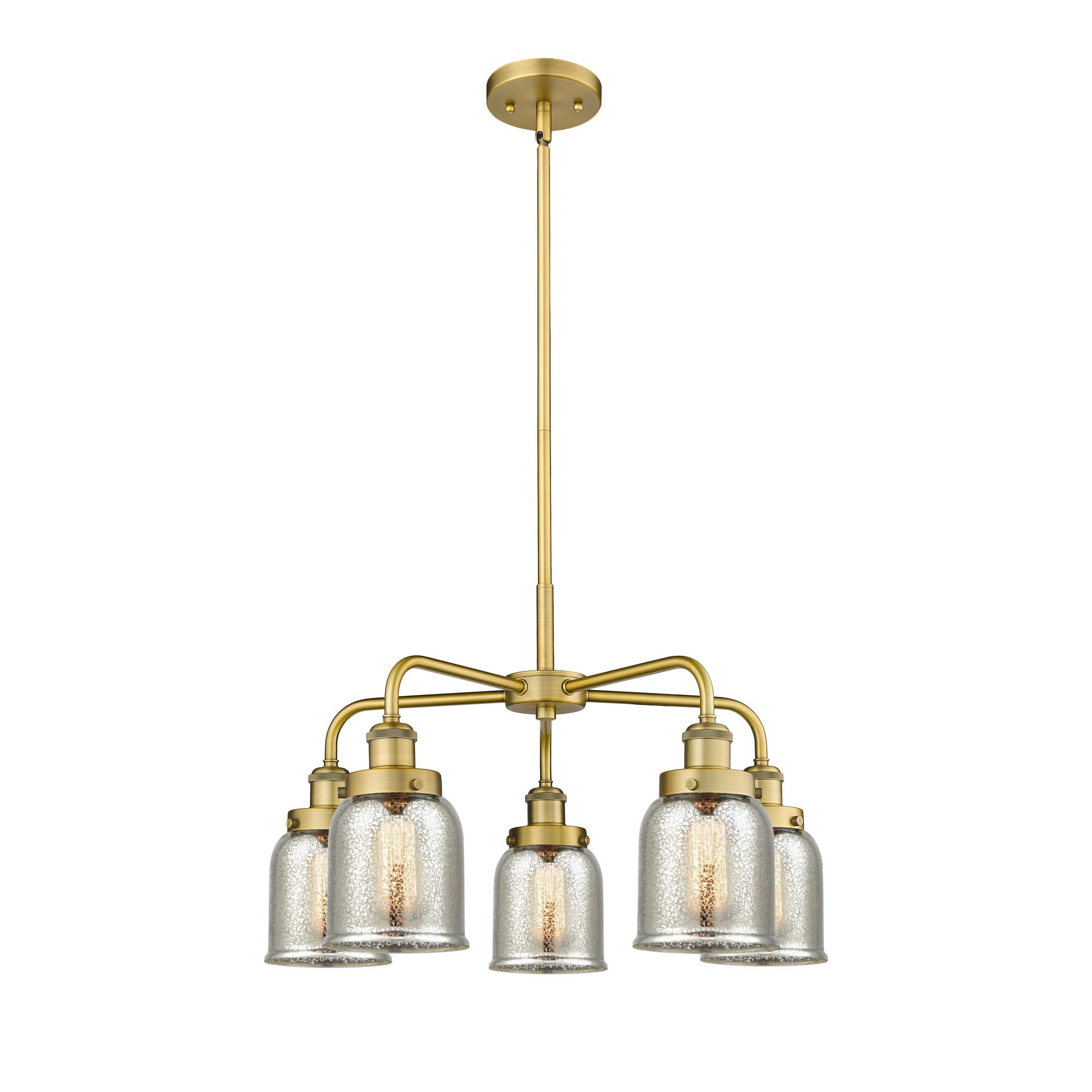 Shown in Brushed Brass finish and Silver Plated Mercury glass