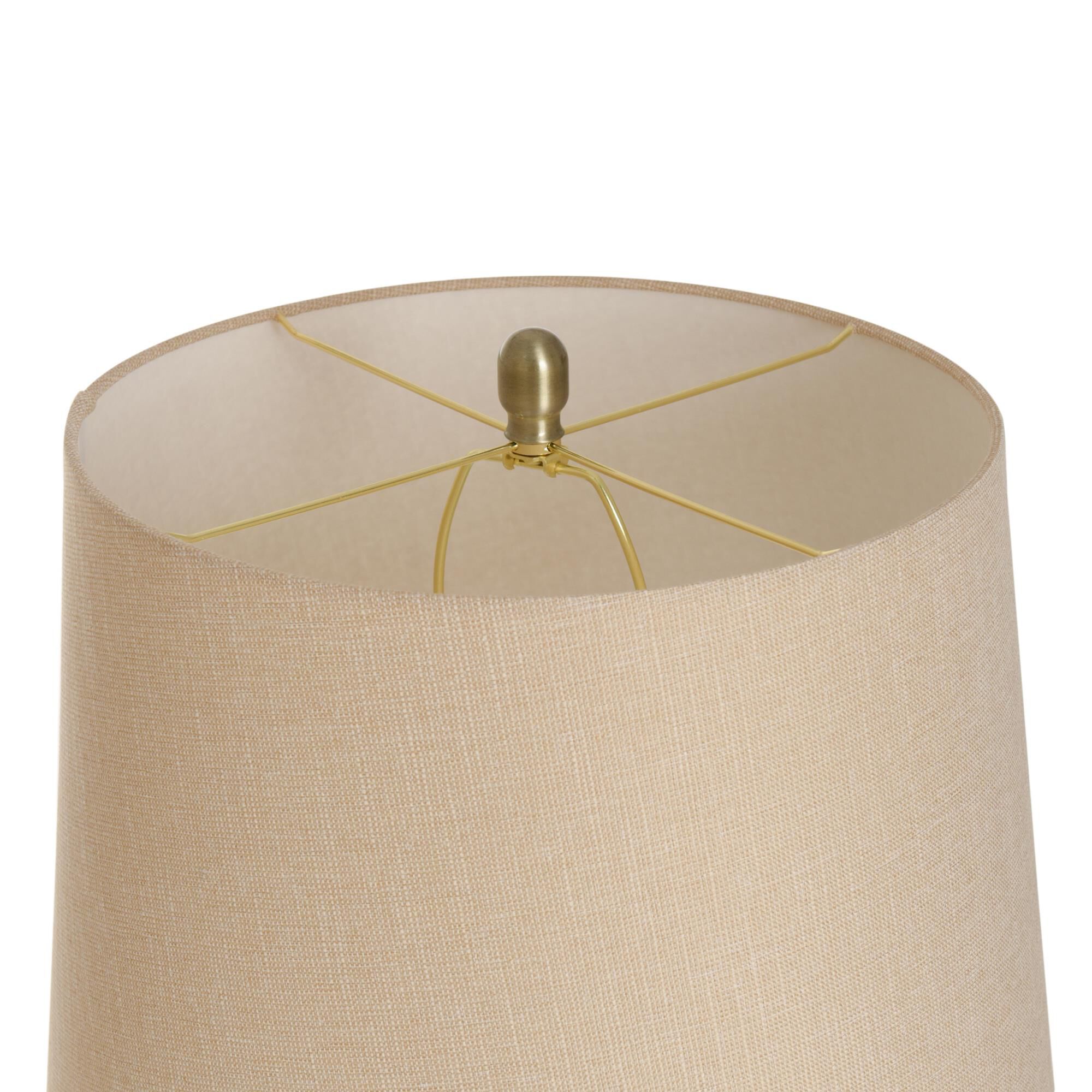 Shown in Amber finish and Dark Beige shade