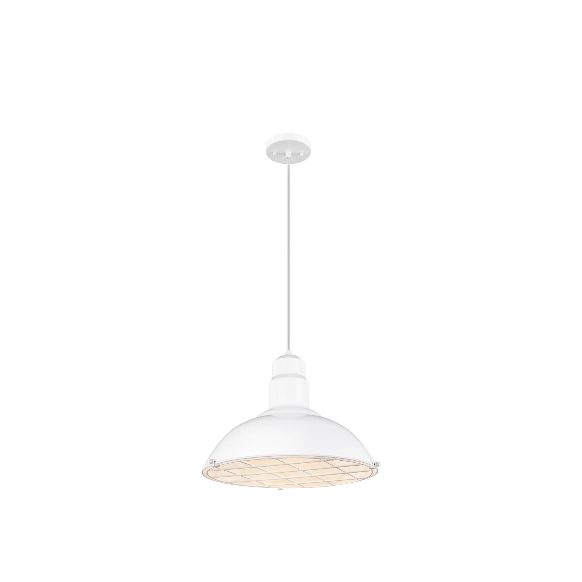 Shown in White finish and White shade