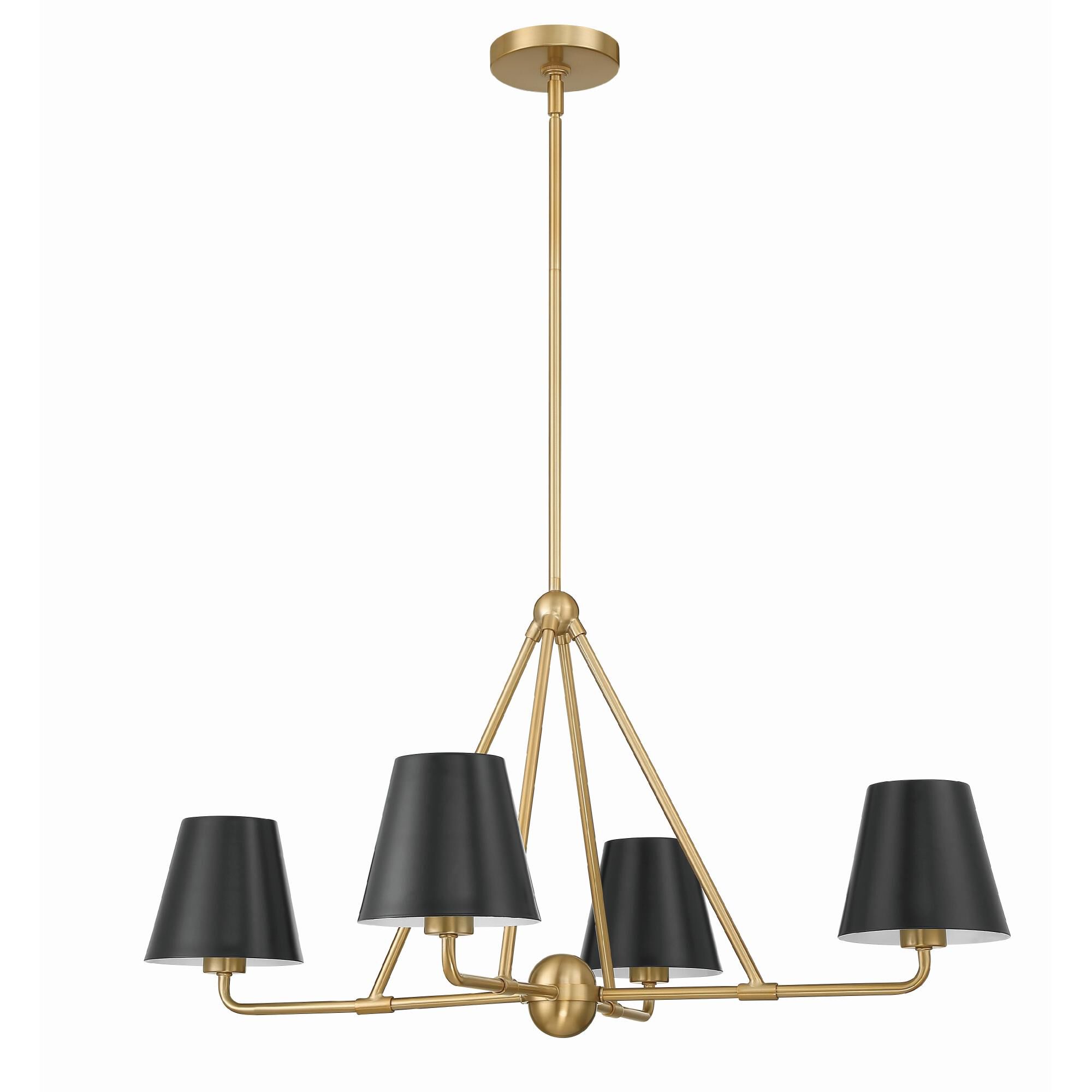 Xavier 31 Inch 4 Light Chandelier by Crystorama