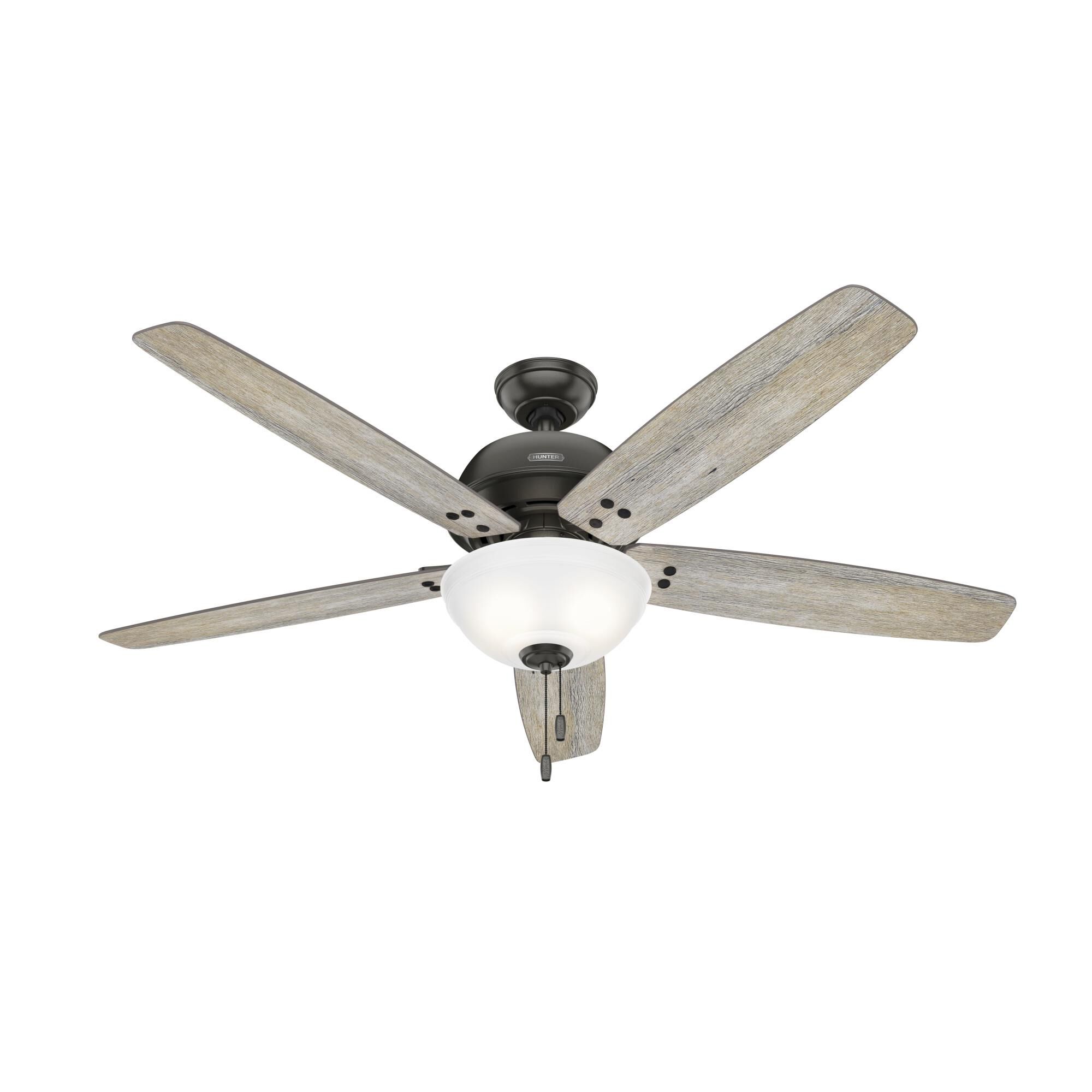 Reveille 60 Inch Ceiling Fan with Light Kit by Hunter Fan
