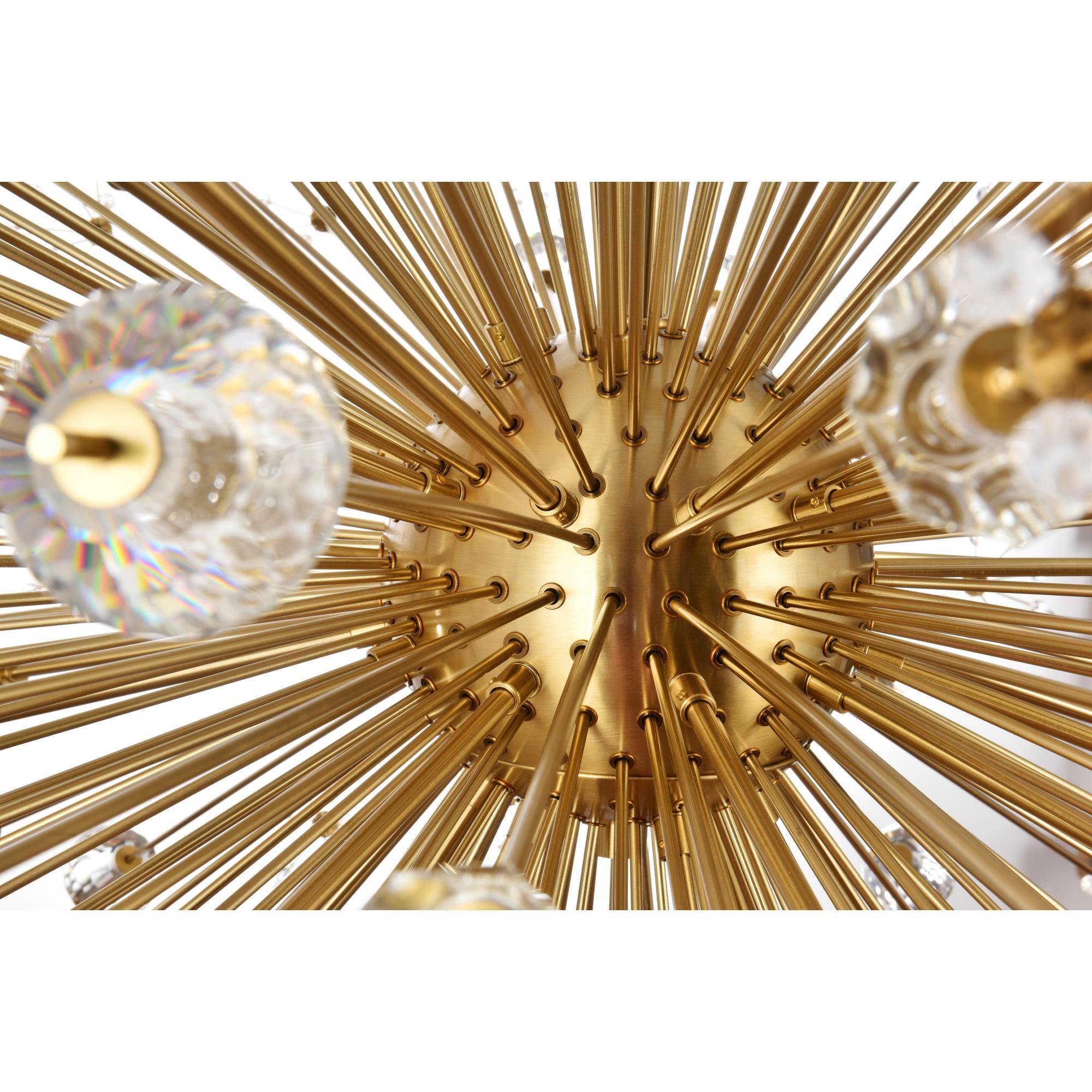 Shown in Gold finish and Royal Cut crystal