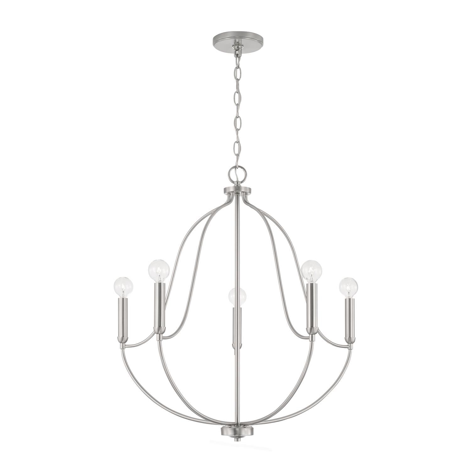 Madison 25 Inch 5 Light Chandelier by Homeplace by Capital Lighting Fixture Company