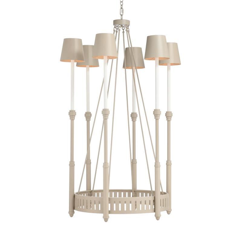 31 Inch 6 Light Chandelier by Frederick Cooper