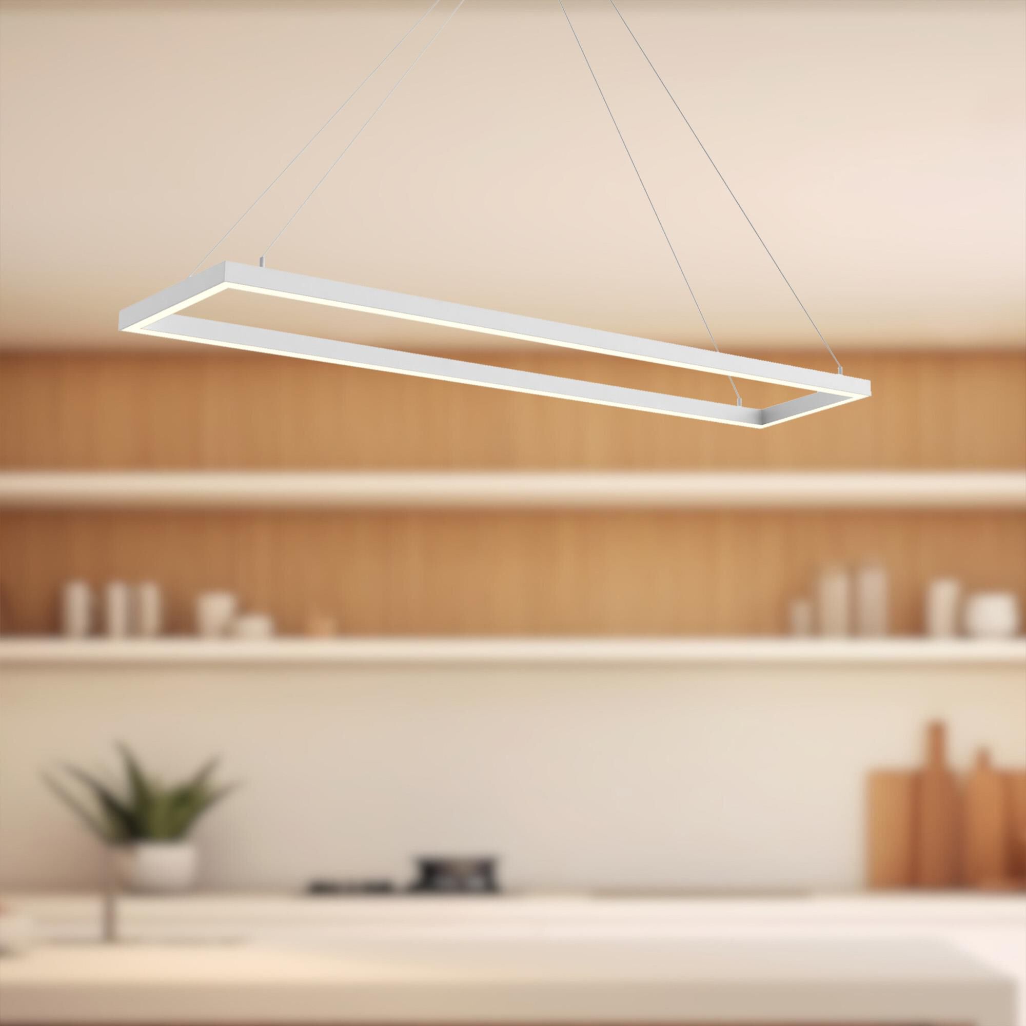 Piazza 47 Inch Linear Suspension Light by Kuzco Lighting