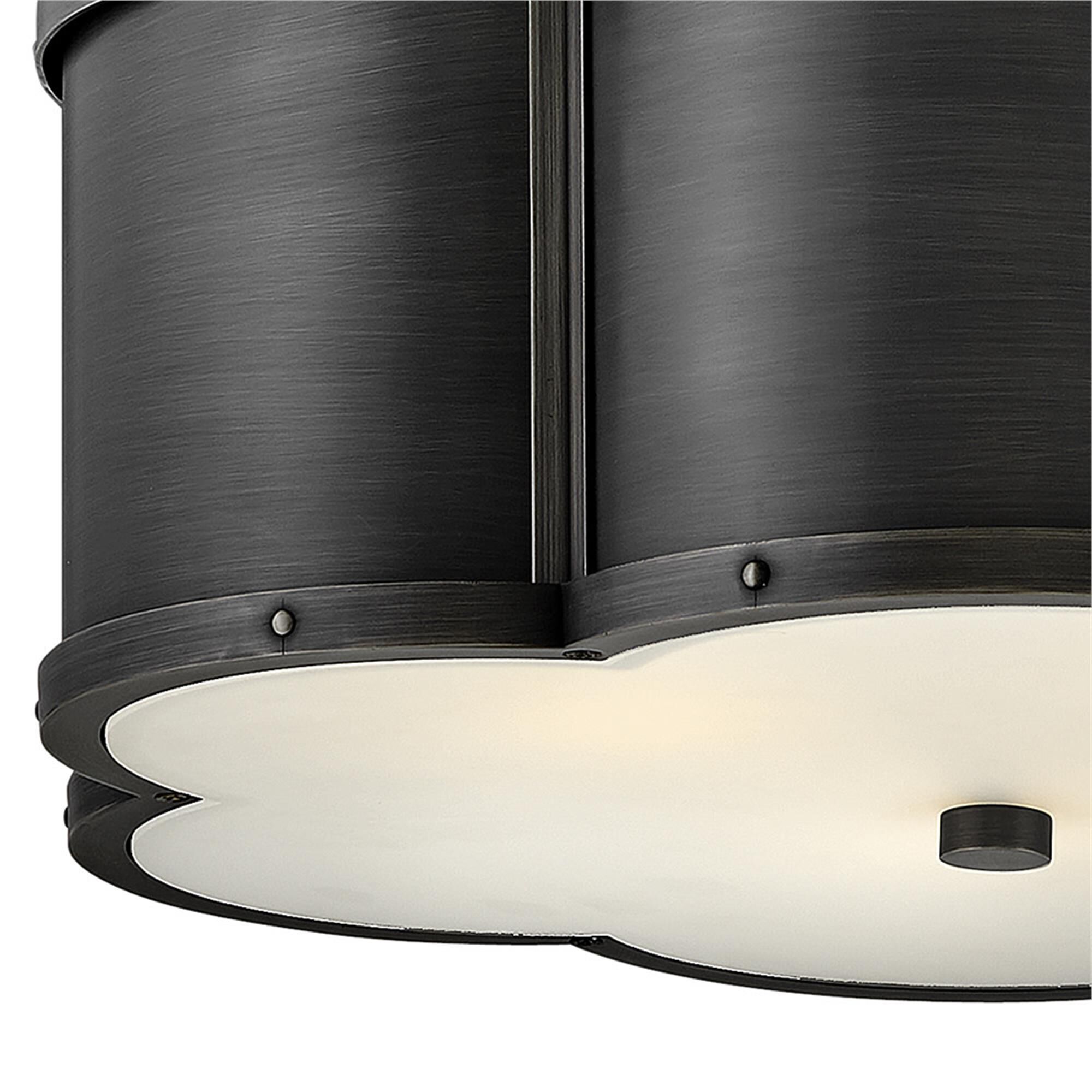 Chance 18 Inch 3 Light Semi Flush Mount,
