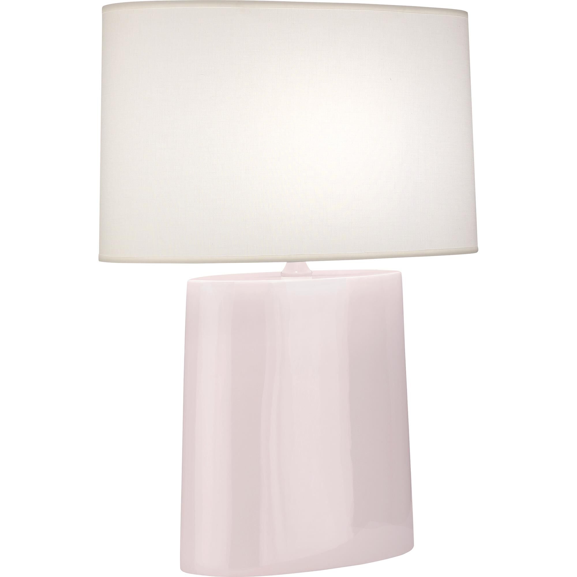 Shown in Rose Water Glazed finish and Ascot White shade