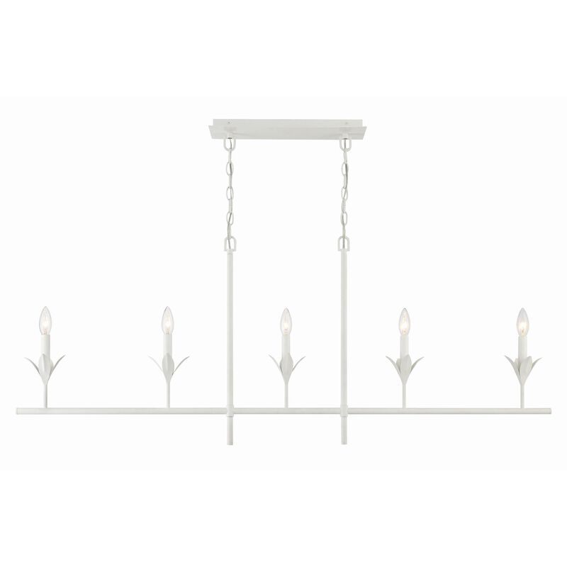 Cypress 14 Inch 5 Light Linear Suspension Light by Crystorama