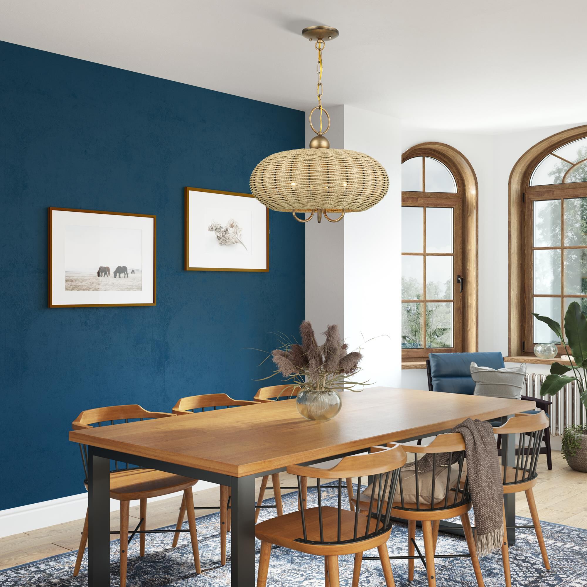 Summervine 18 Inch Large Pendant by Livex Lighting