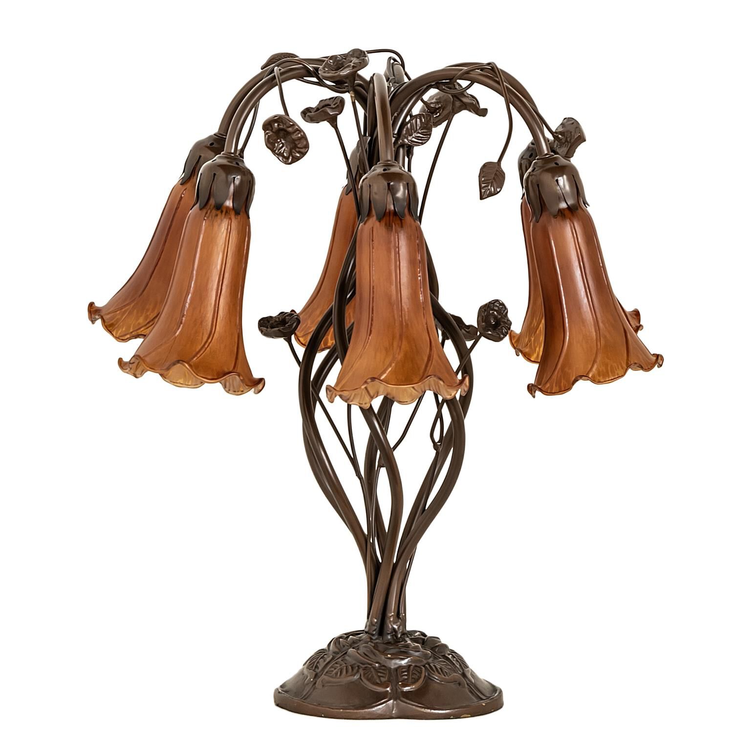 Shown in Mahogany Bronze finish and Amber /Acrylic glass