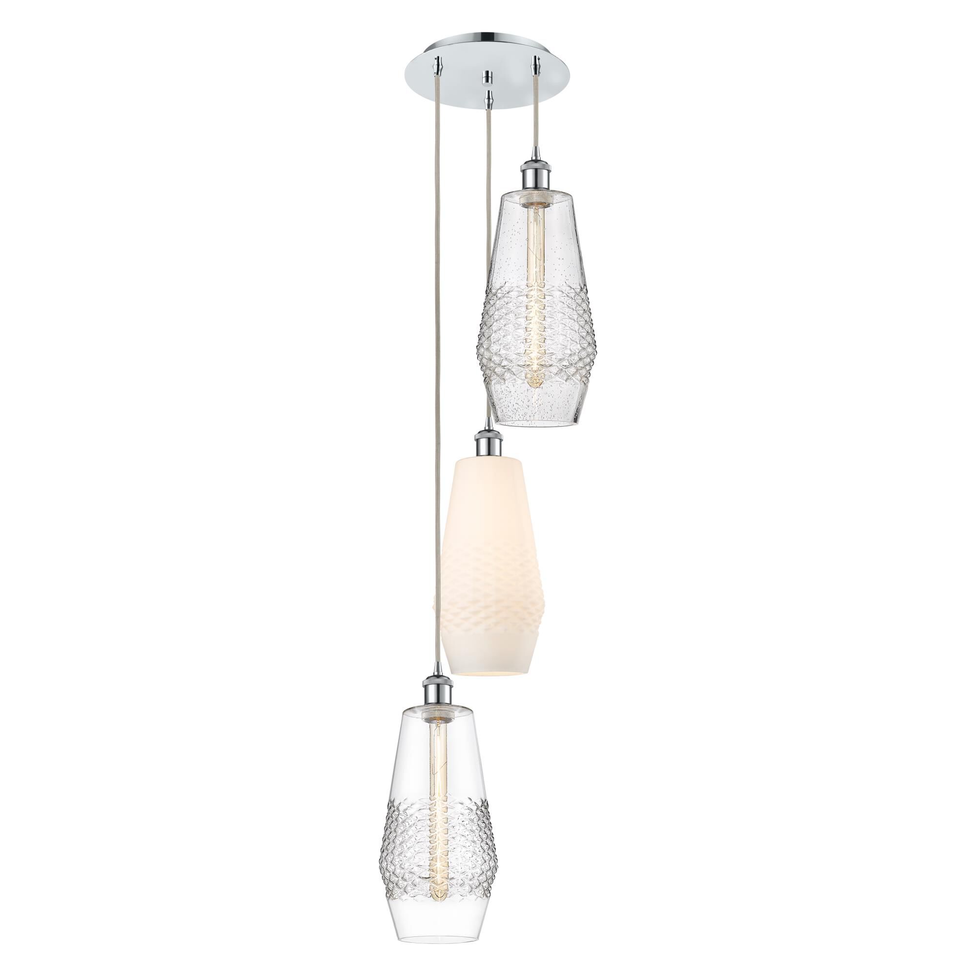 Bruno Marashlian Windham 38 Inch 3 Light Multi Light Pendant by Innovations Lighting