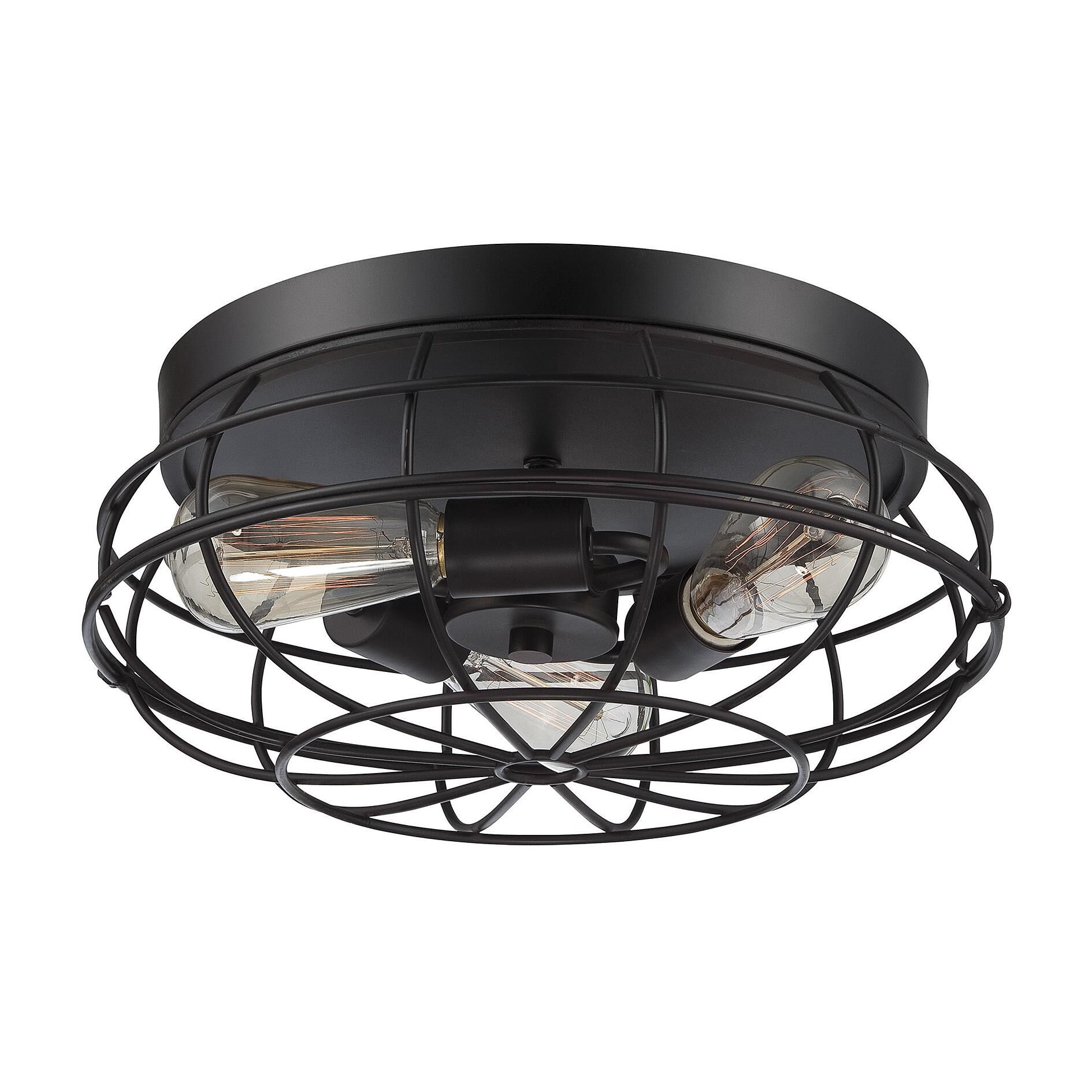 Scout 15 Inch 3 Light Flush Mount by Savoy House